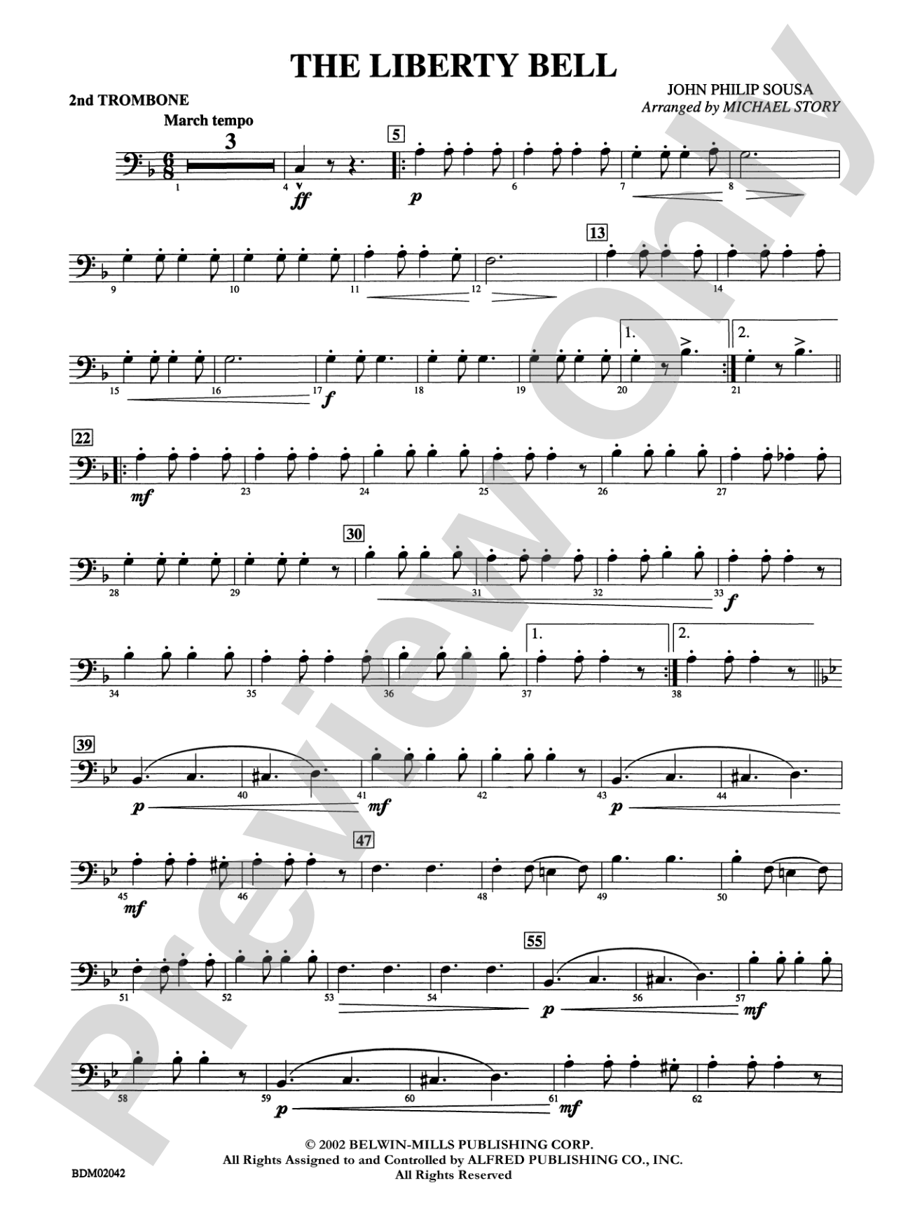 The Liberty Bell: 2nd Trombone