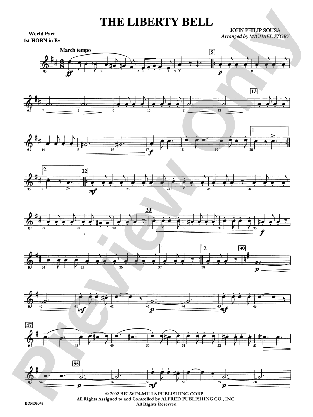 The Liberty Bell: (wp) 1st Horn in E-flat