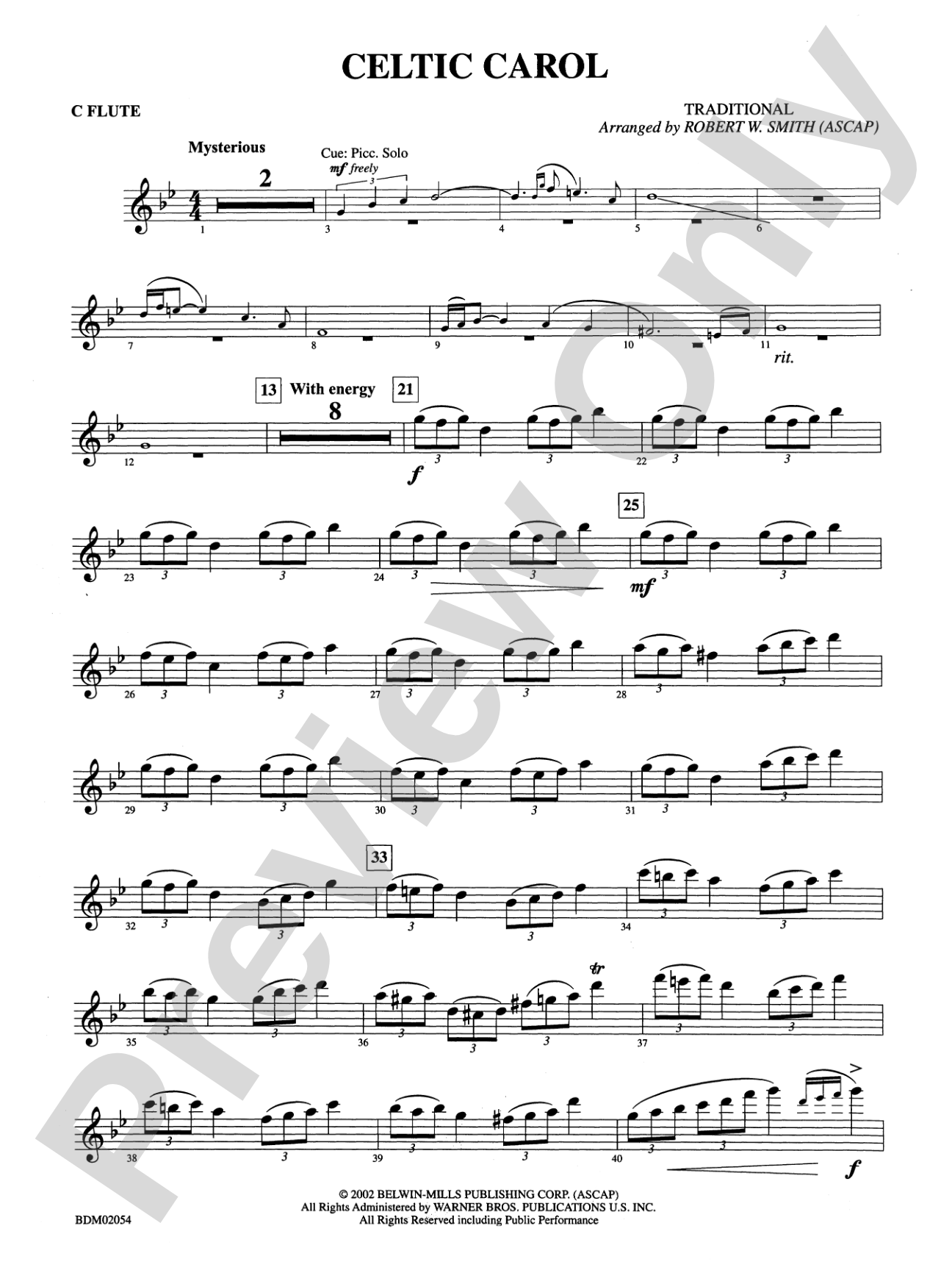 Celtic Carol: Flute
