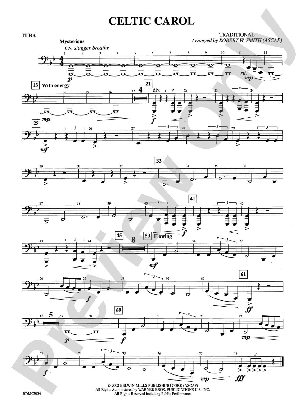 Celtic Carol: Tuba