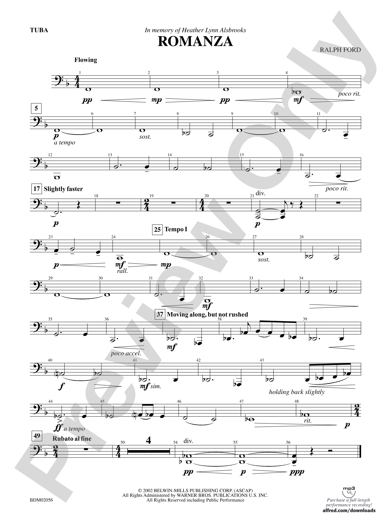 Romanza: Tuba