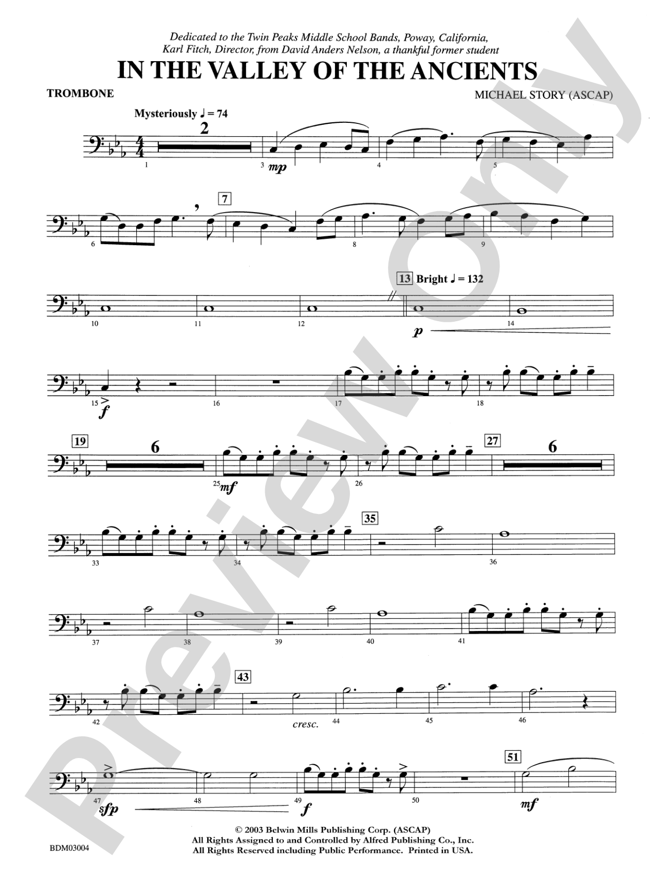 In the Valley of the Ancients: 1st Trombone