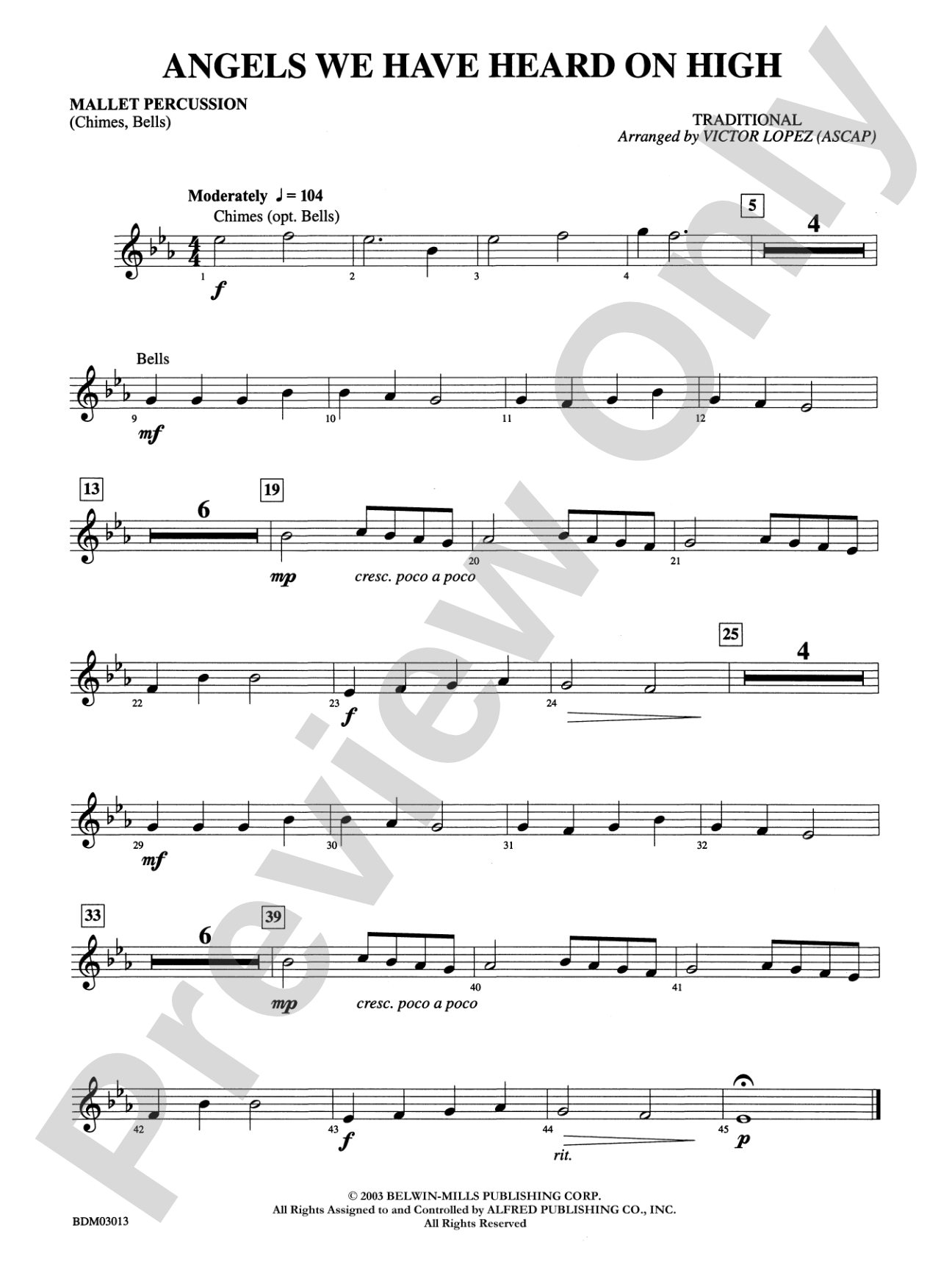 Angels We Have Heard on High: Mallets