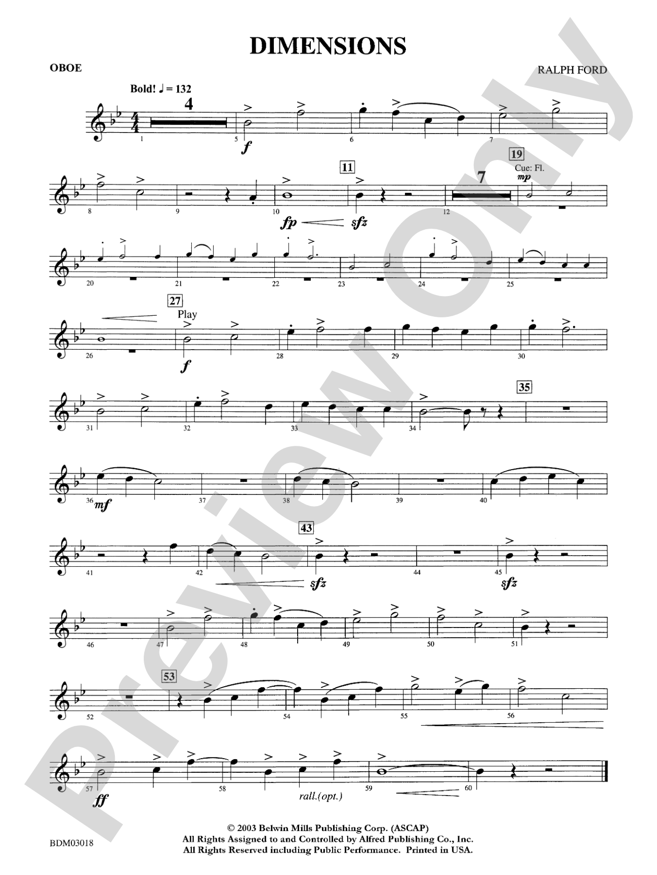 Dimensions: Oboe