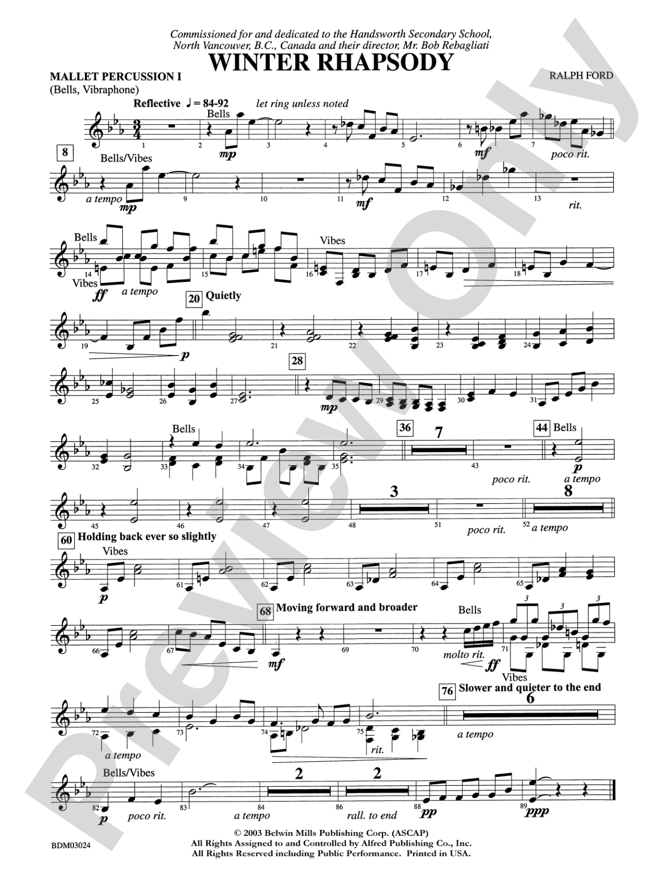 Winter Rhapsody: Mallets