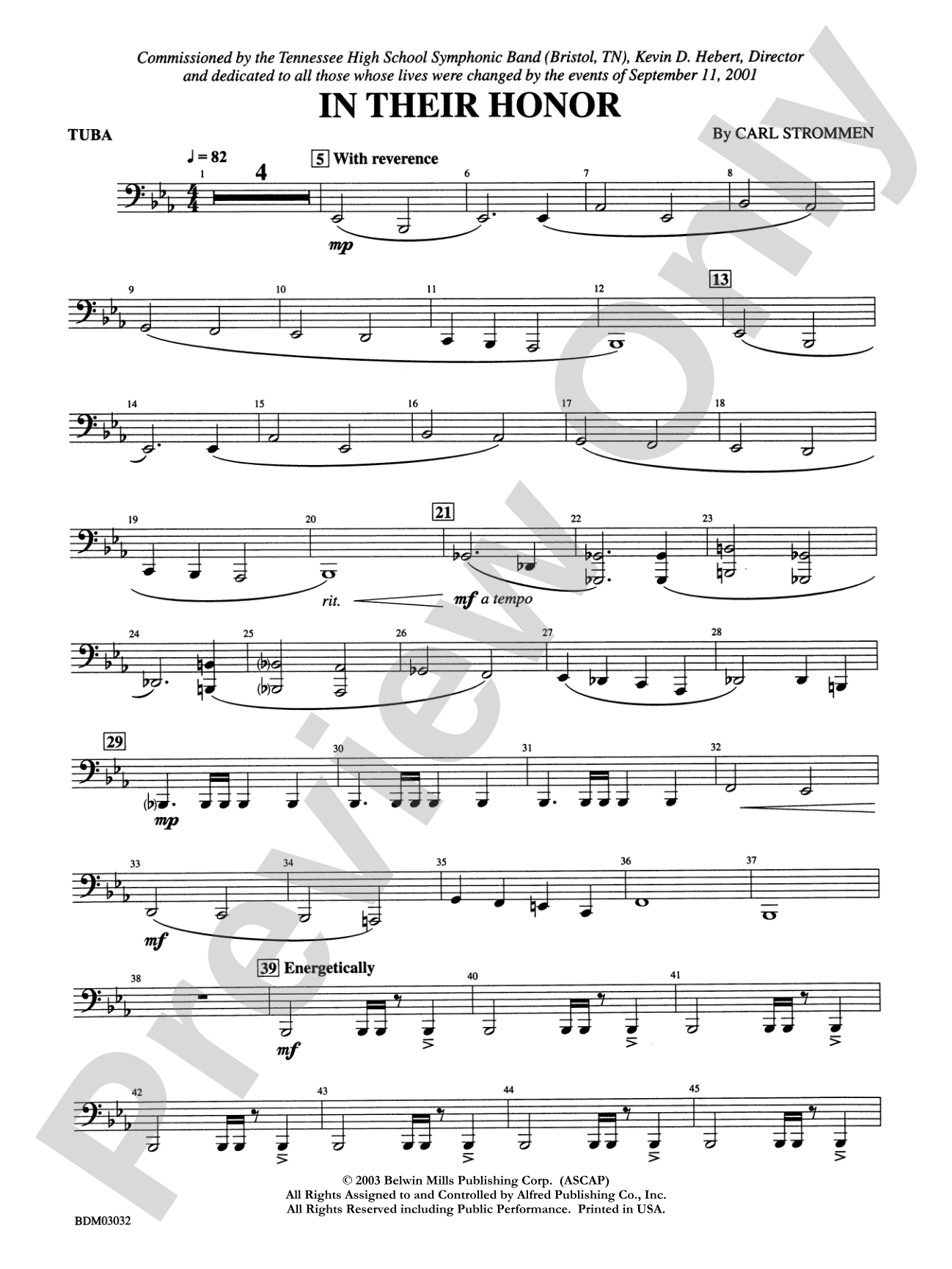 In Their Honor: Tuba