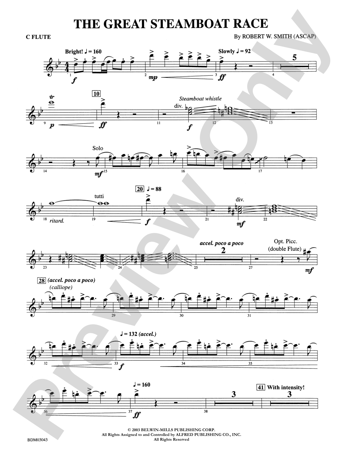 The Great Steamboat Race: Flute