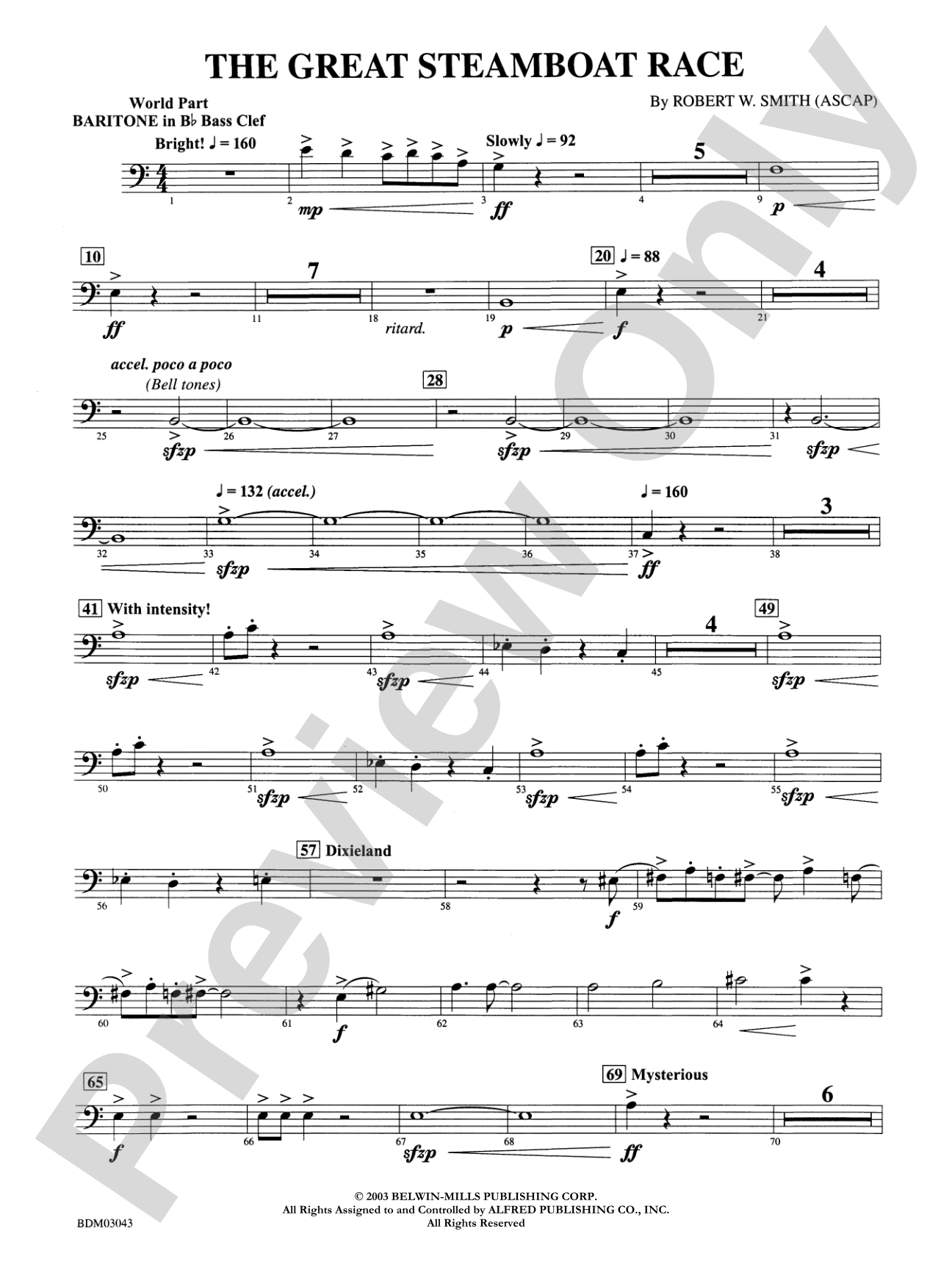 The Great Steamboat Race: (wp) B-flat Baritone B.C.
