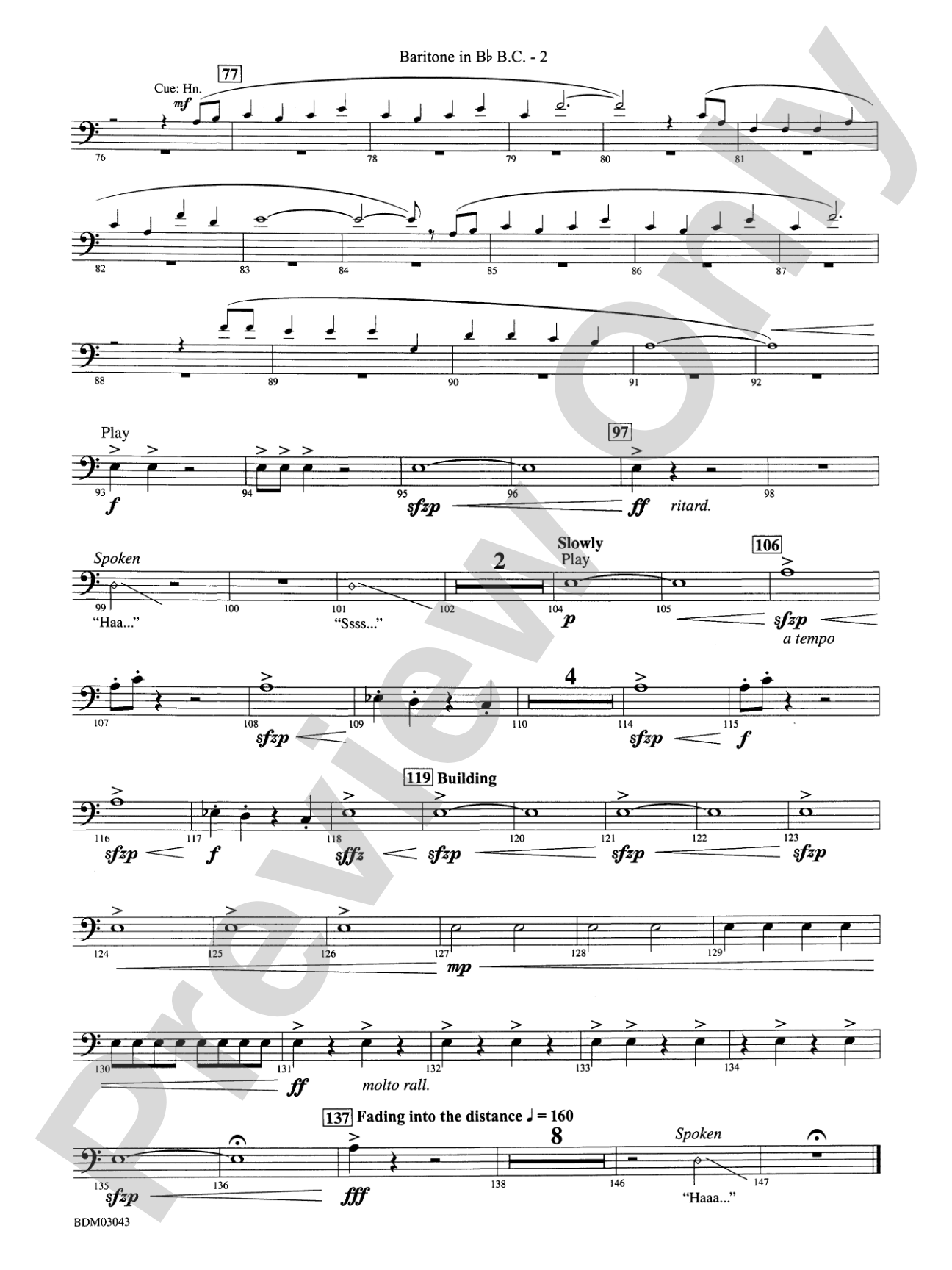 The Great Steamboat Race: (wp) B-flat Baritone B.C.
