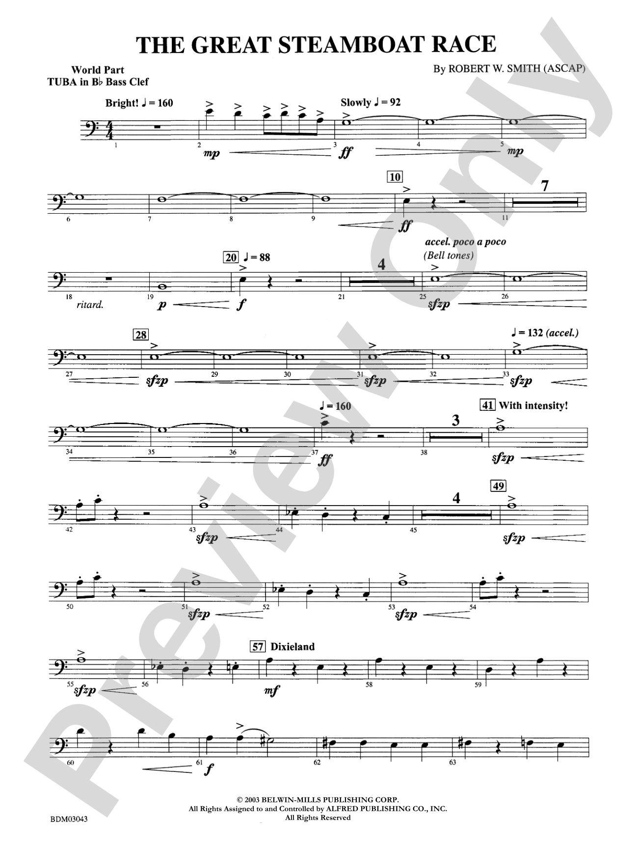 The Great Steamboat Race: (wp) B-flat Tuba B.C.