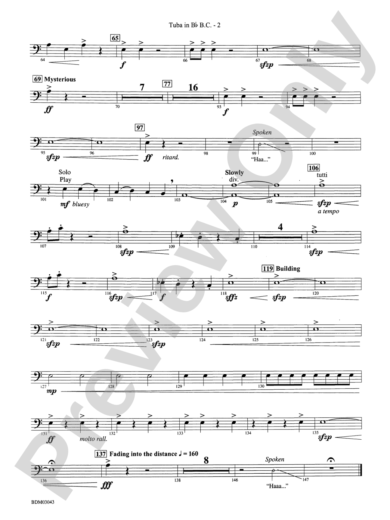 The Great Steamboat Race: (wp) B-flat Tuba B.C.