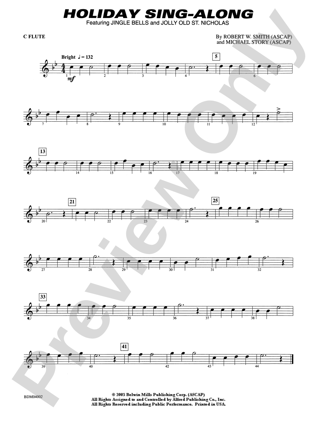 Holiday Sing-Along: Flute