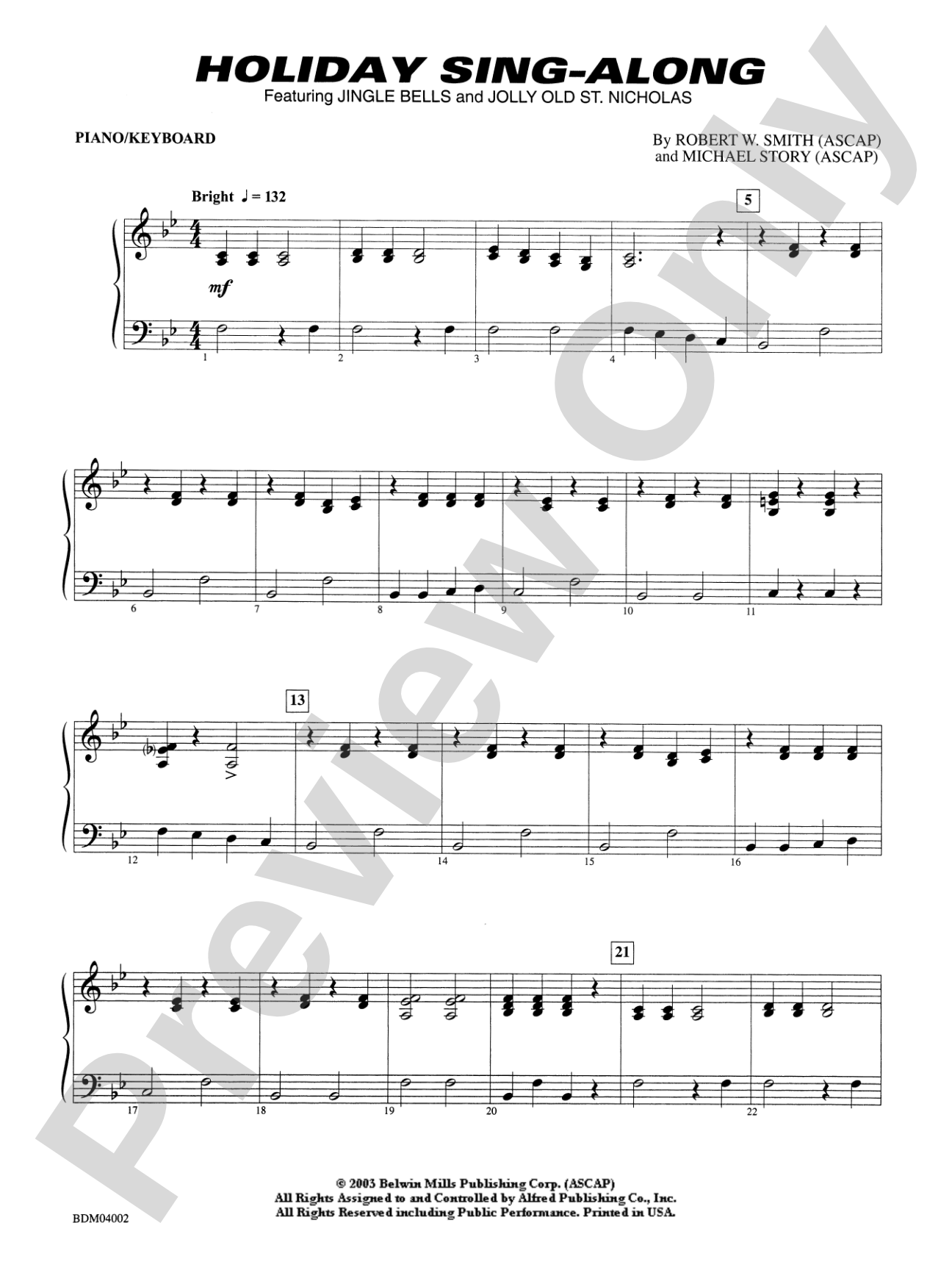 Holiday Sing-Along: Piano Accompaniment