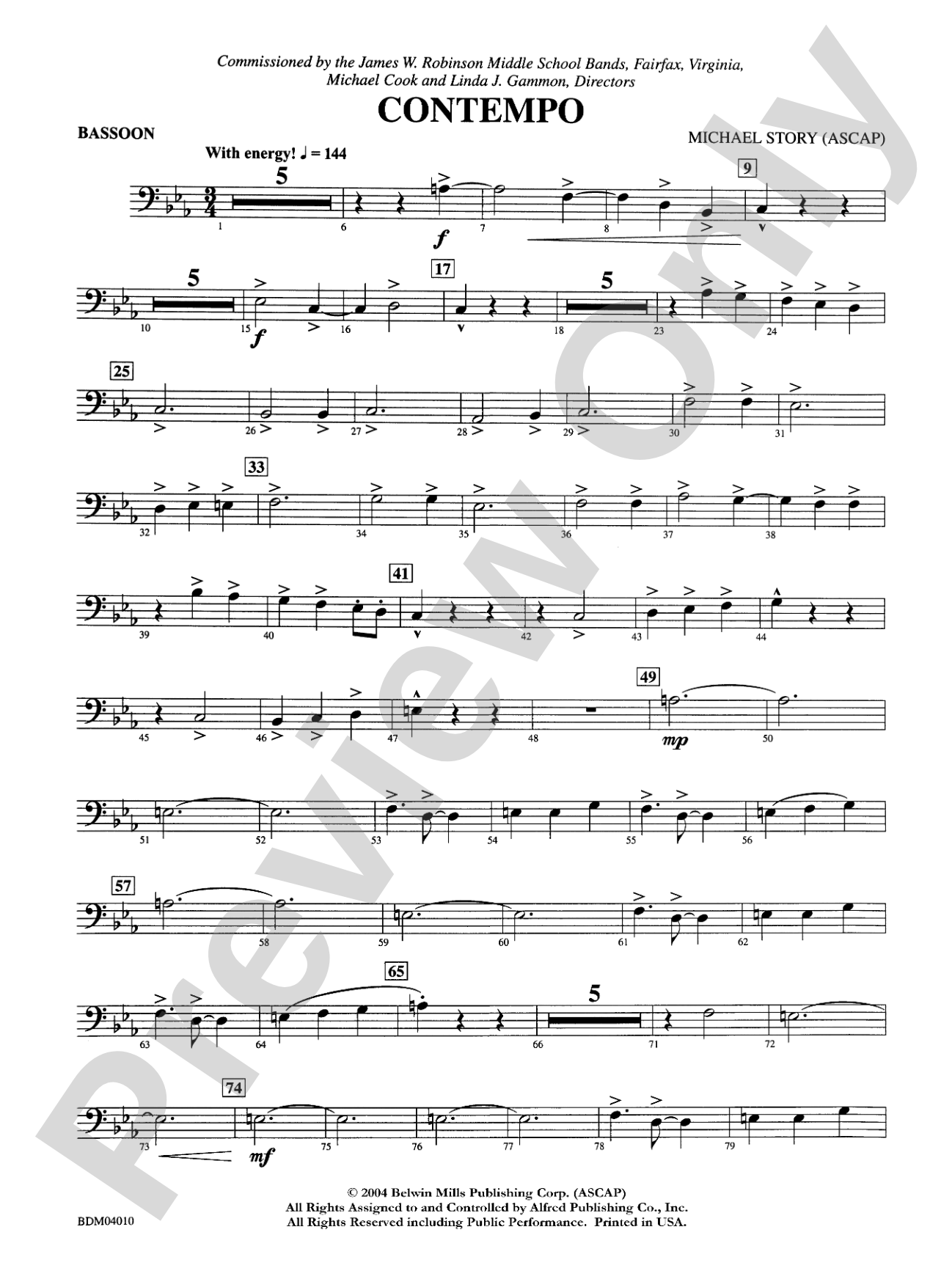 Contempo: Bassoon