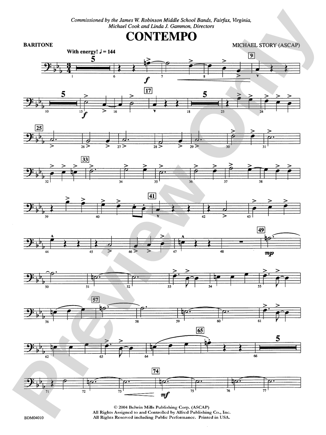 Contempo: Baritone B.C.