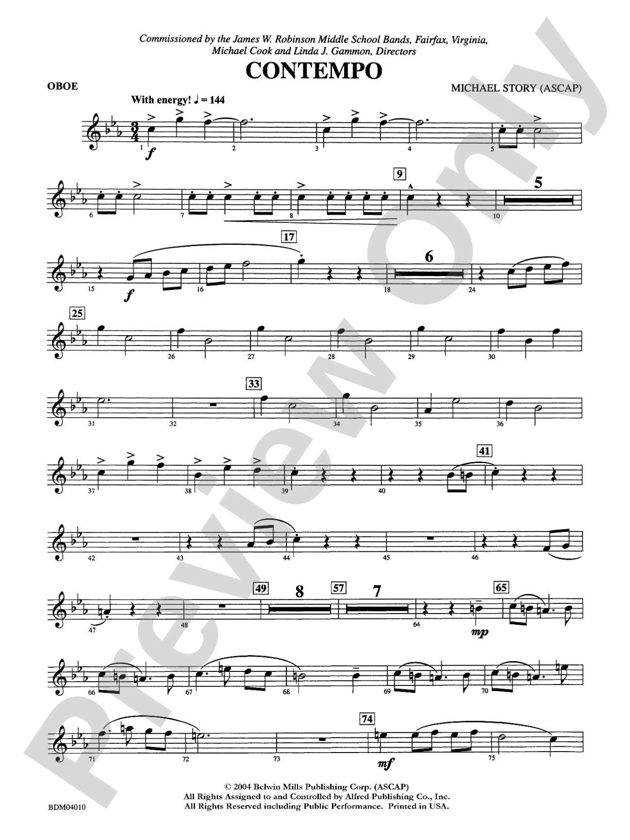 Contempo: Oboe