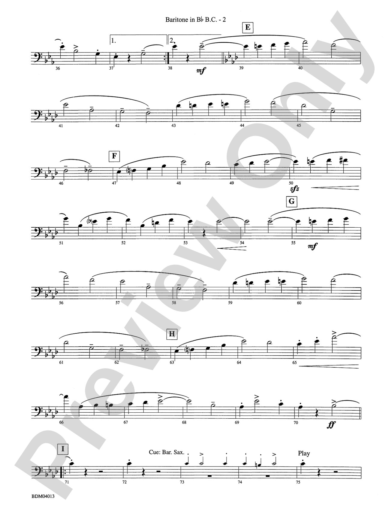 Nobles of the Mystic Shrine (March): (wp) B-flat Baritone B.C.