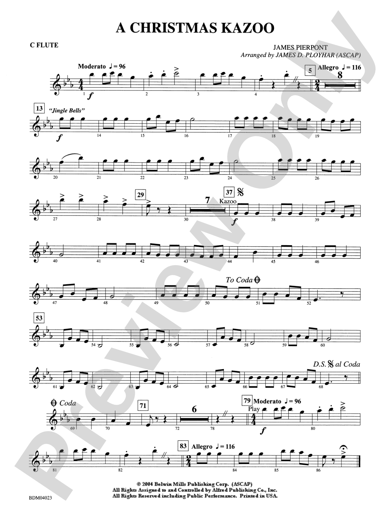 A Christmas Kazoo: Flute
