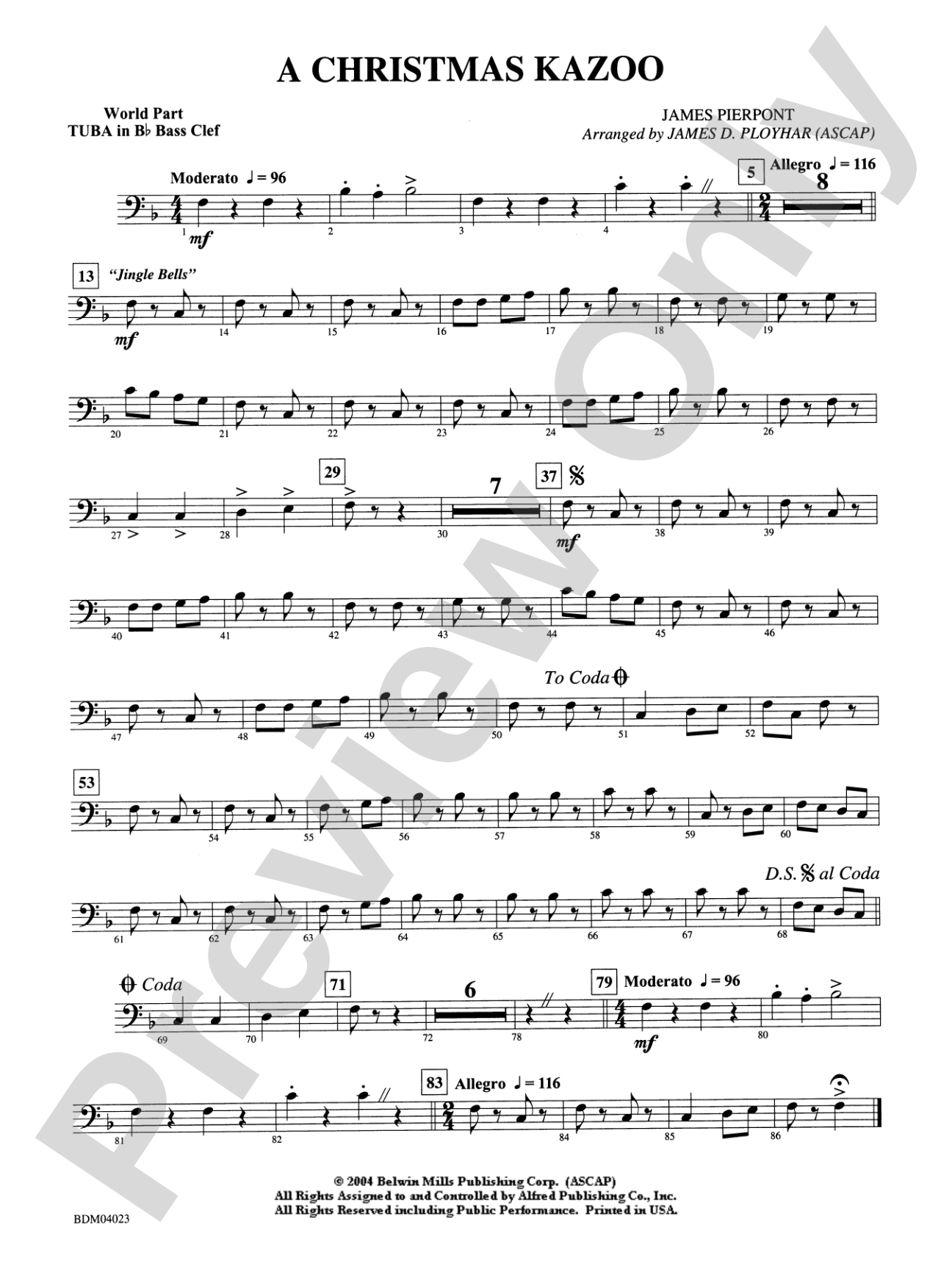 A Christmas Kazoo: WP B-flat Tuba B.C.