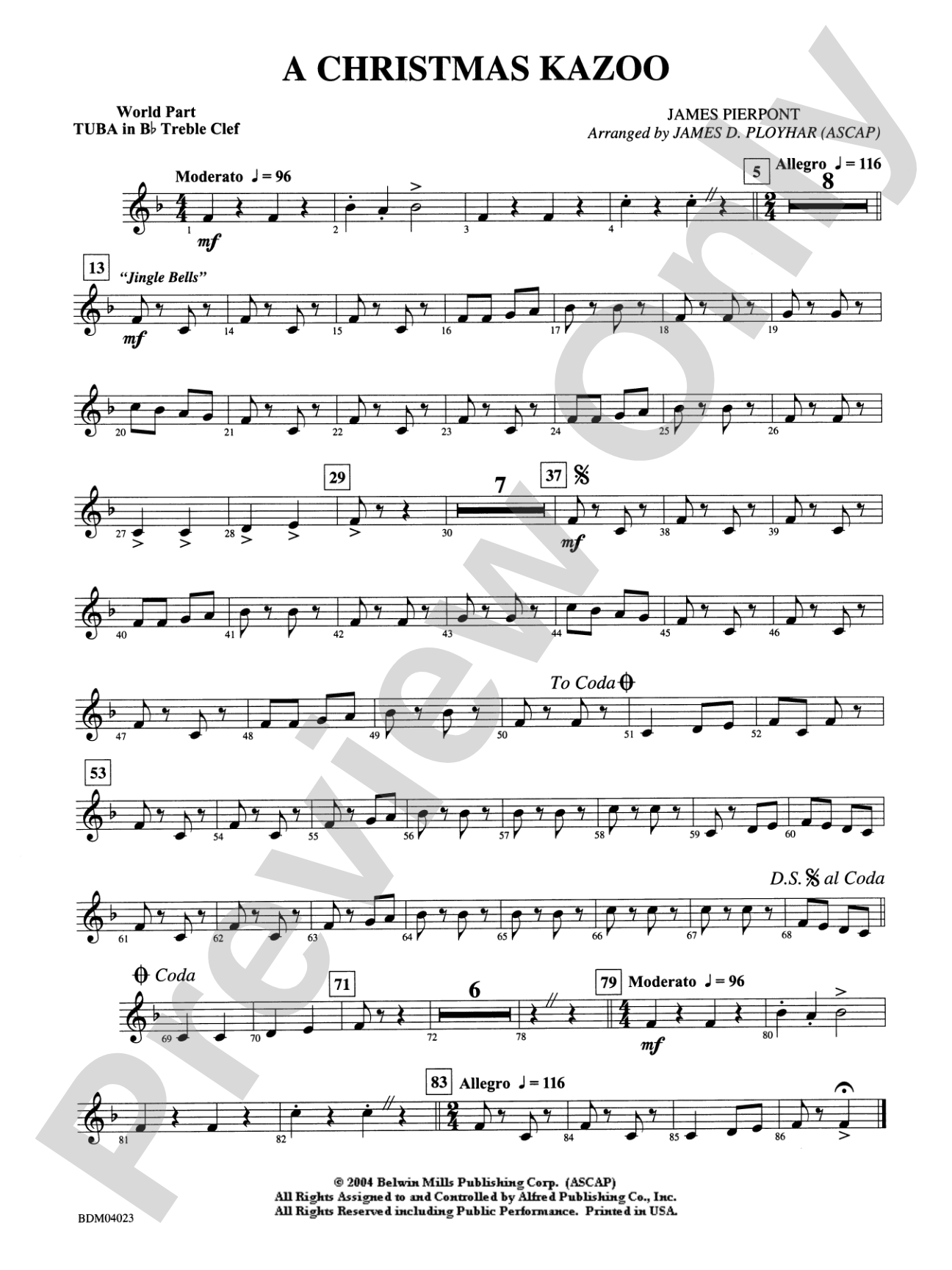 A Christmas Kazoo: WP B-flat Tuba T.C.