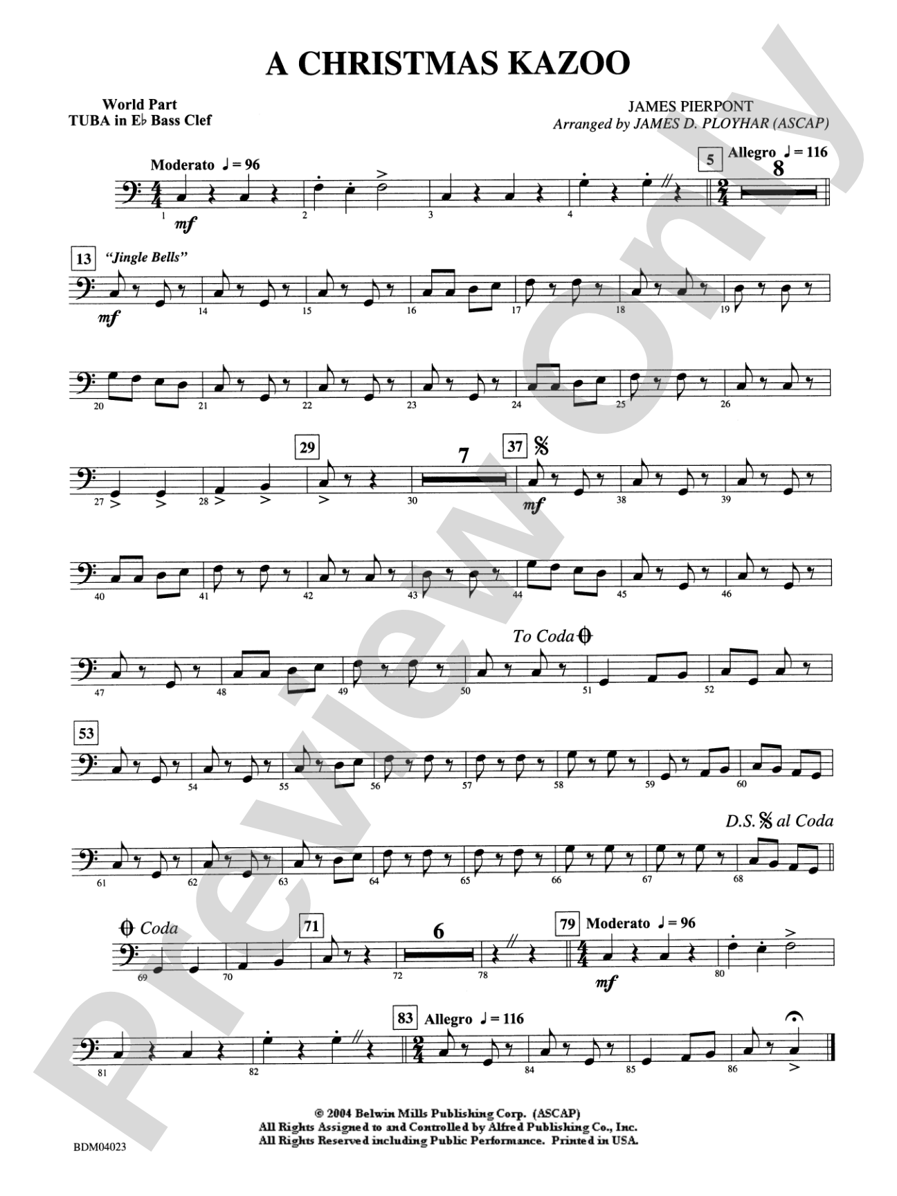 A Christmas Kazoo: WP E-flat Tuba B.C.