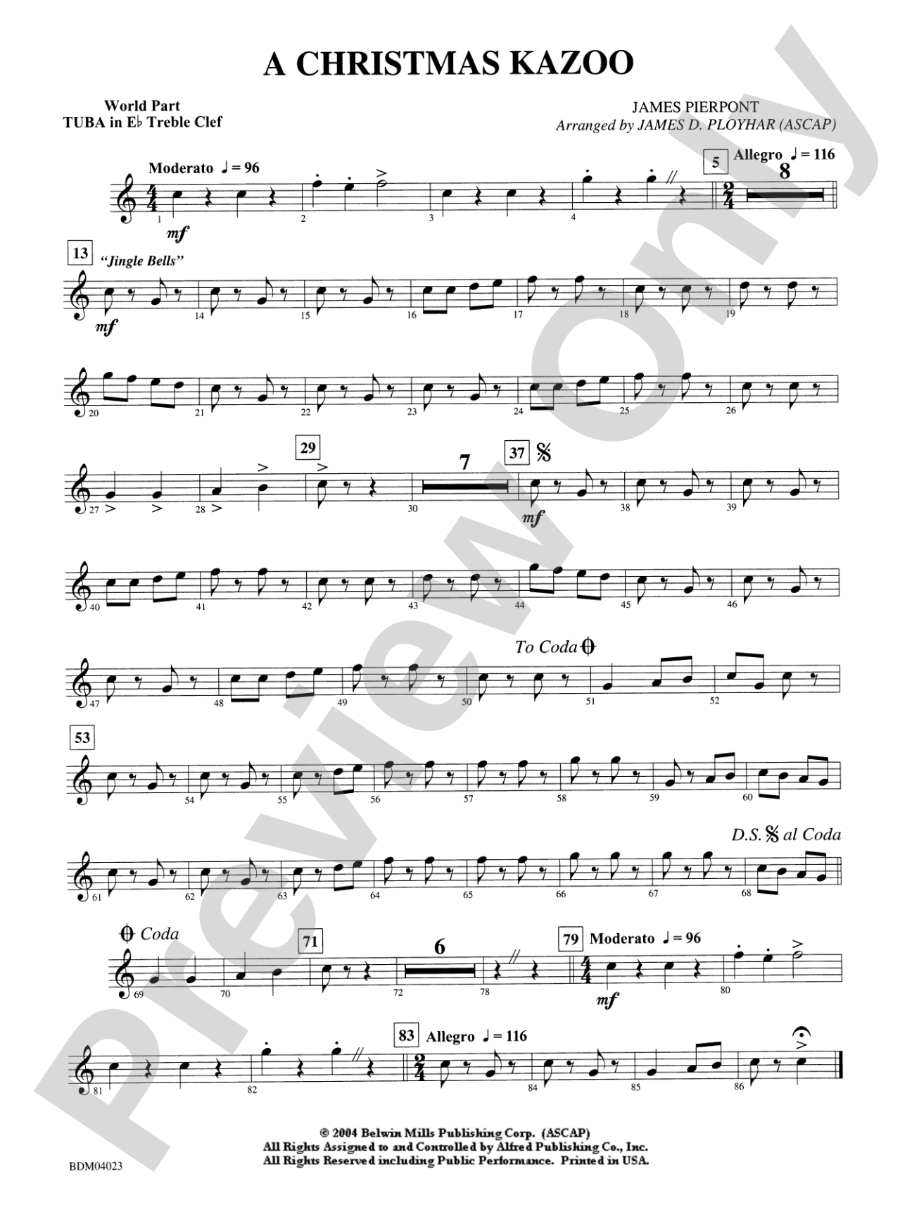 A Christmas Kazoo: WP E-flat Tuba T.C.