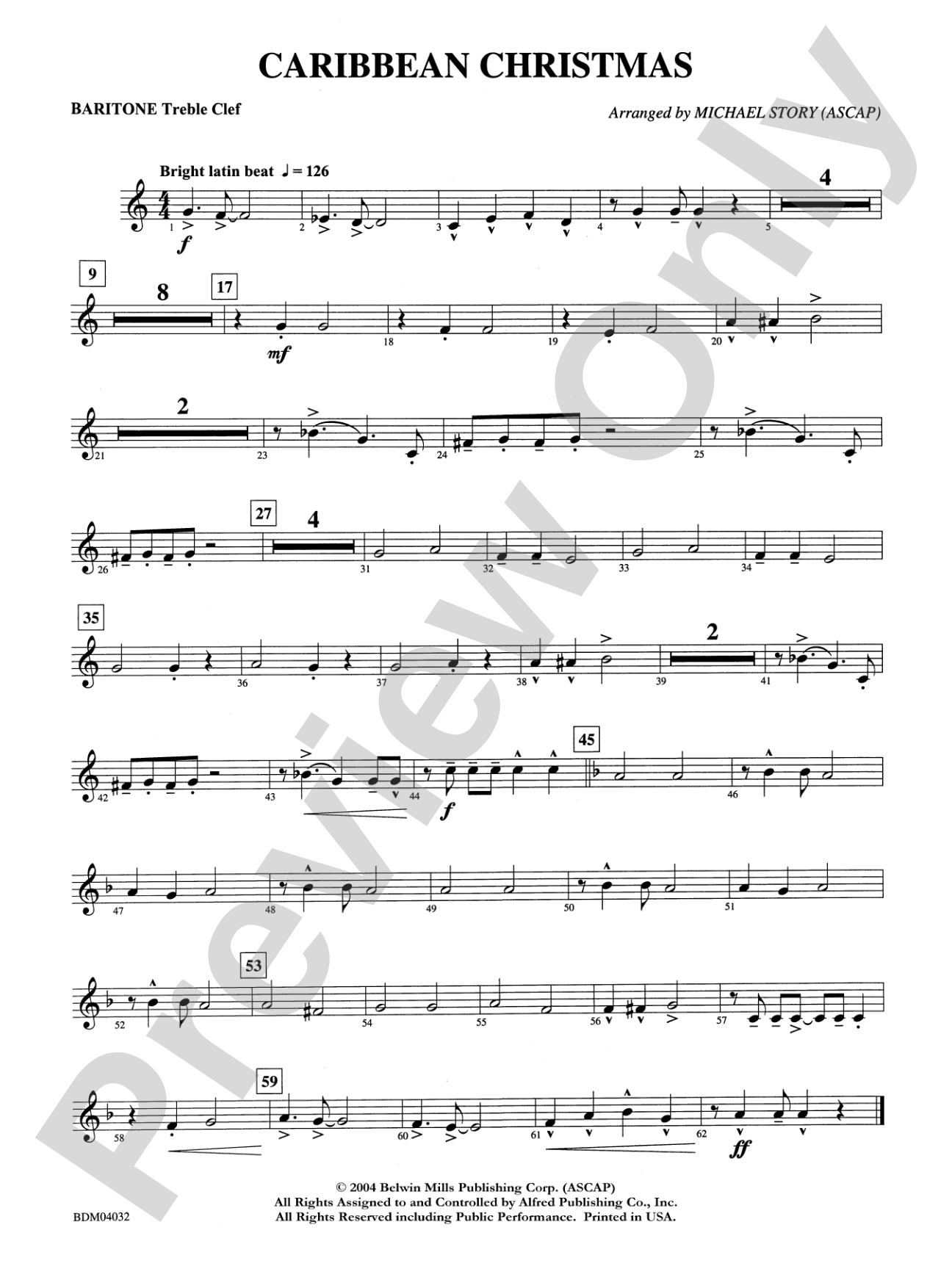 Caribbean Christmas: Baritone T.C.