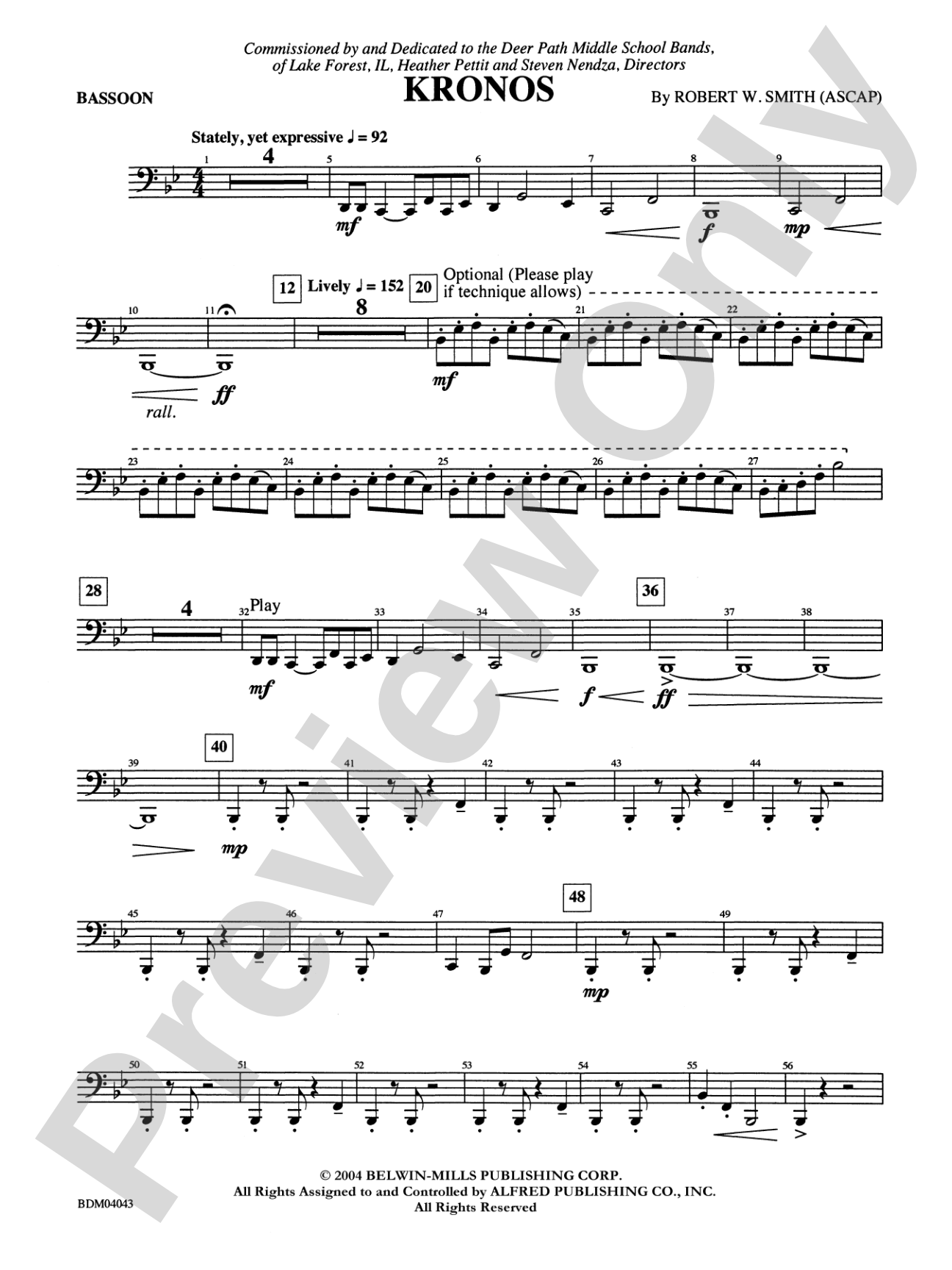 Kronos: Bassoon