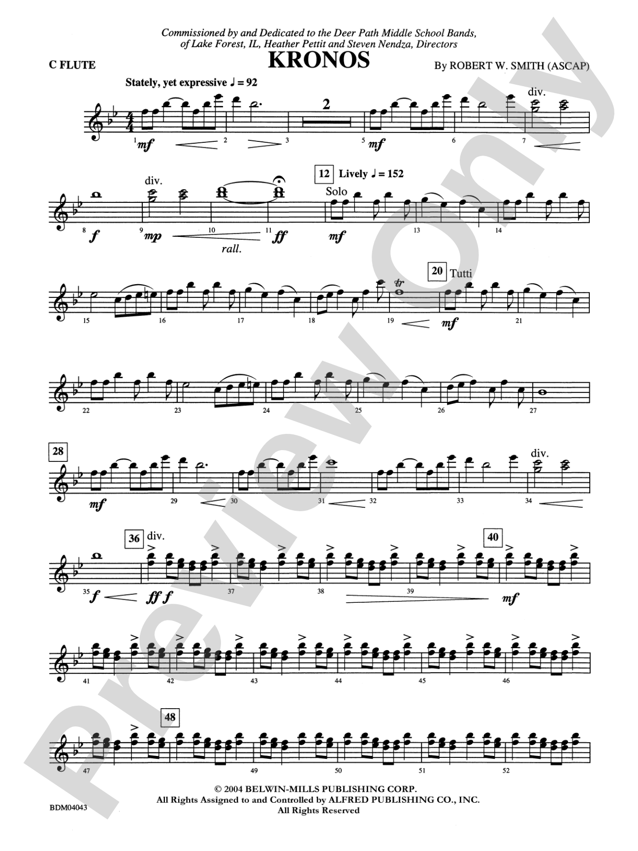 Kronos: Flute