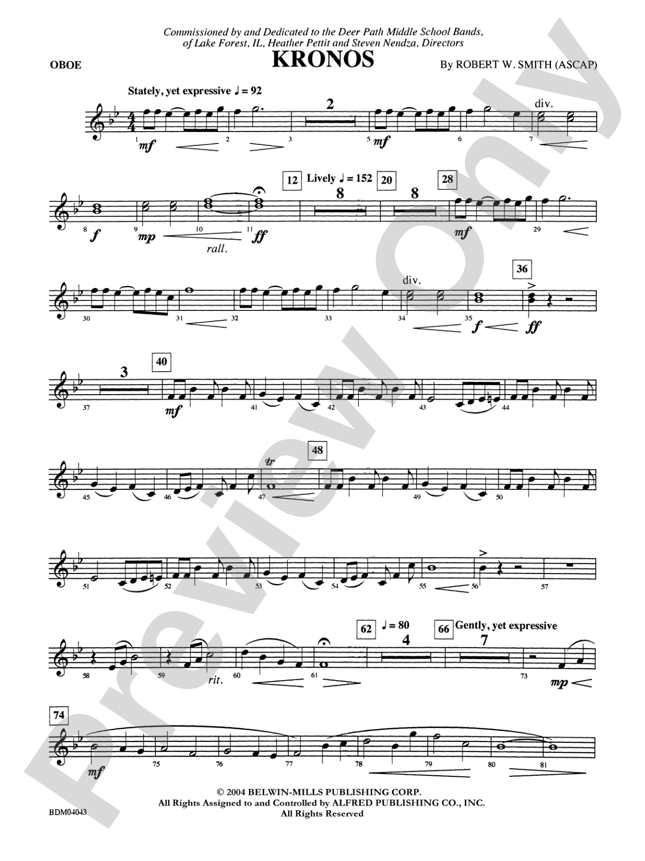 Kronos: Oboe