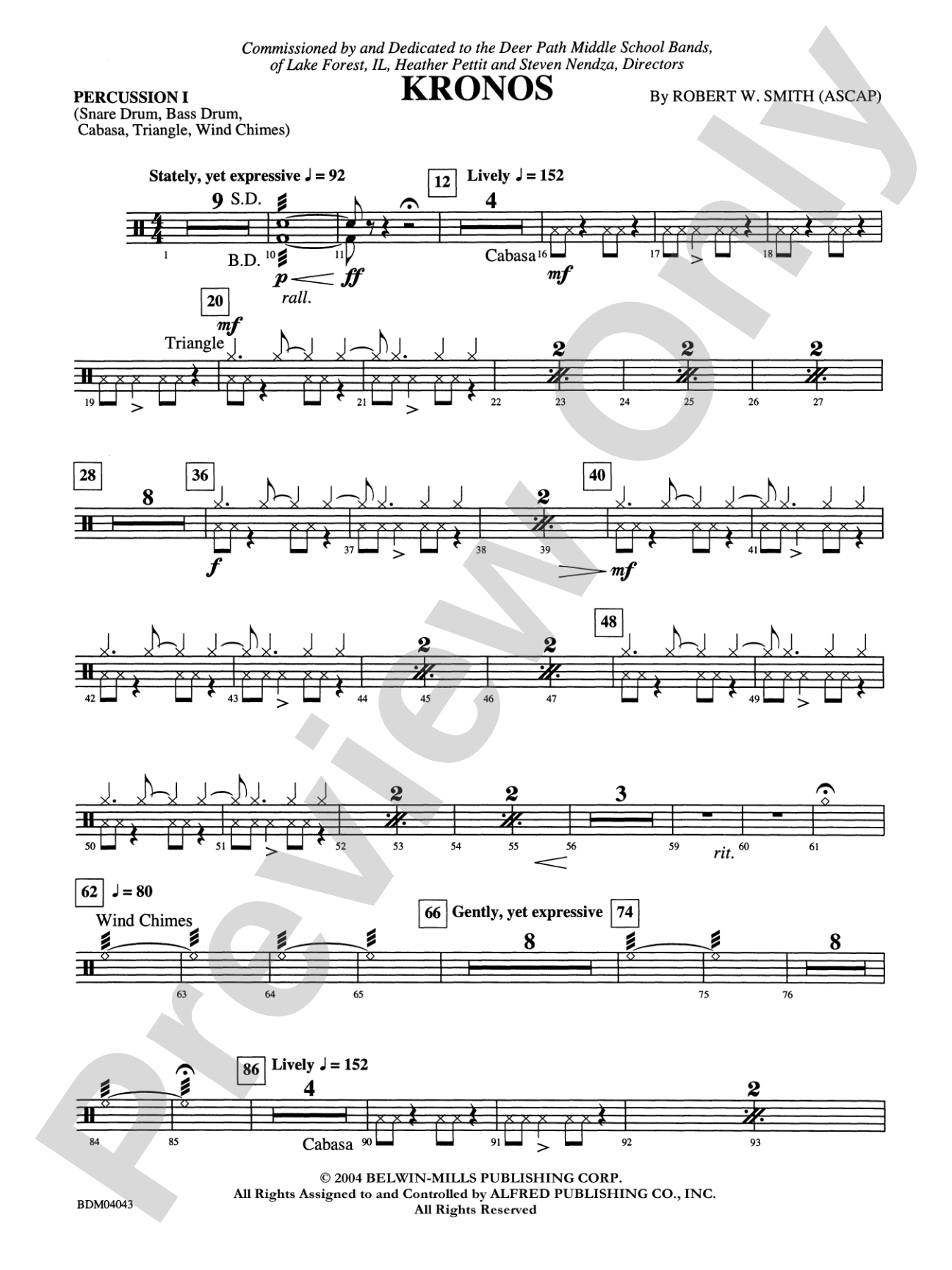 Kronos: 1st Percussion
