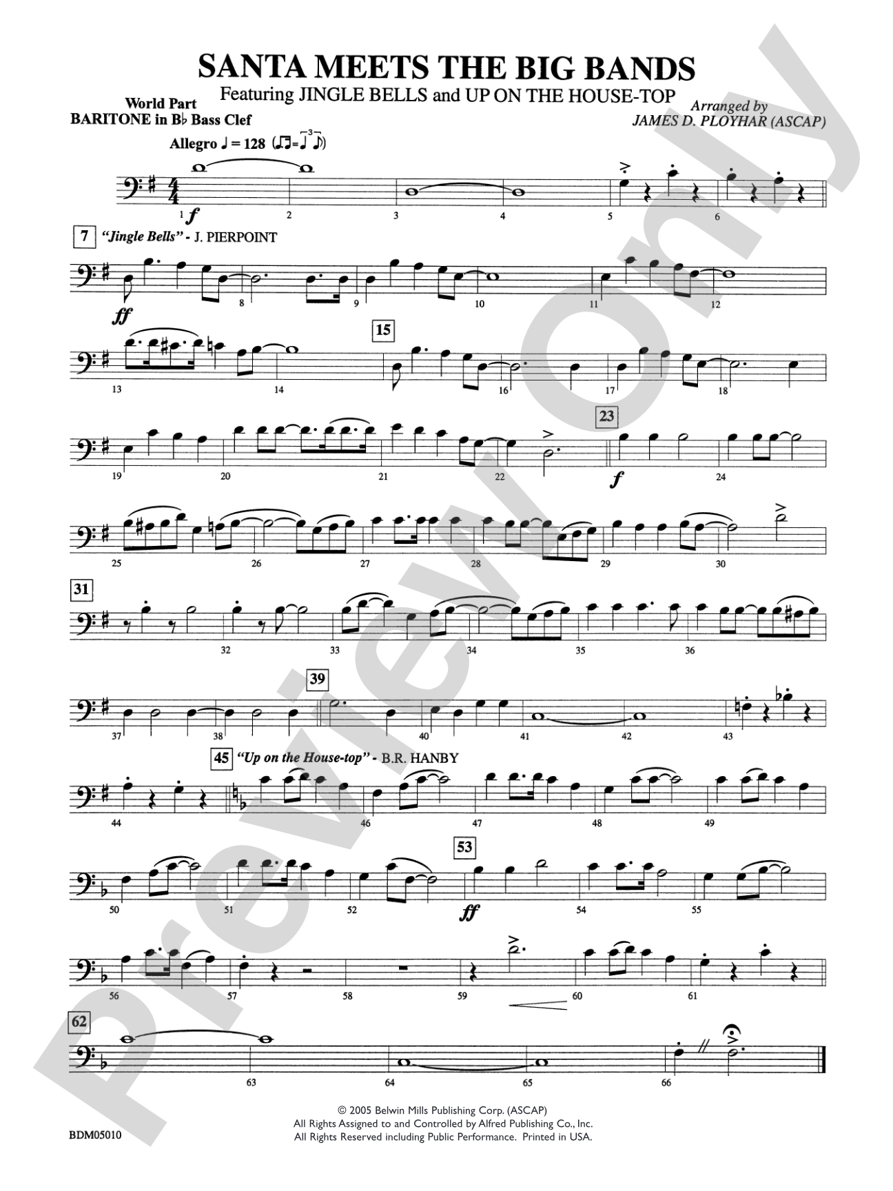 Santa Meets the Big Bands: WP B-flat Baritone B.C.