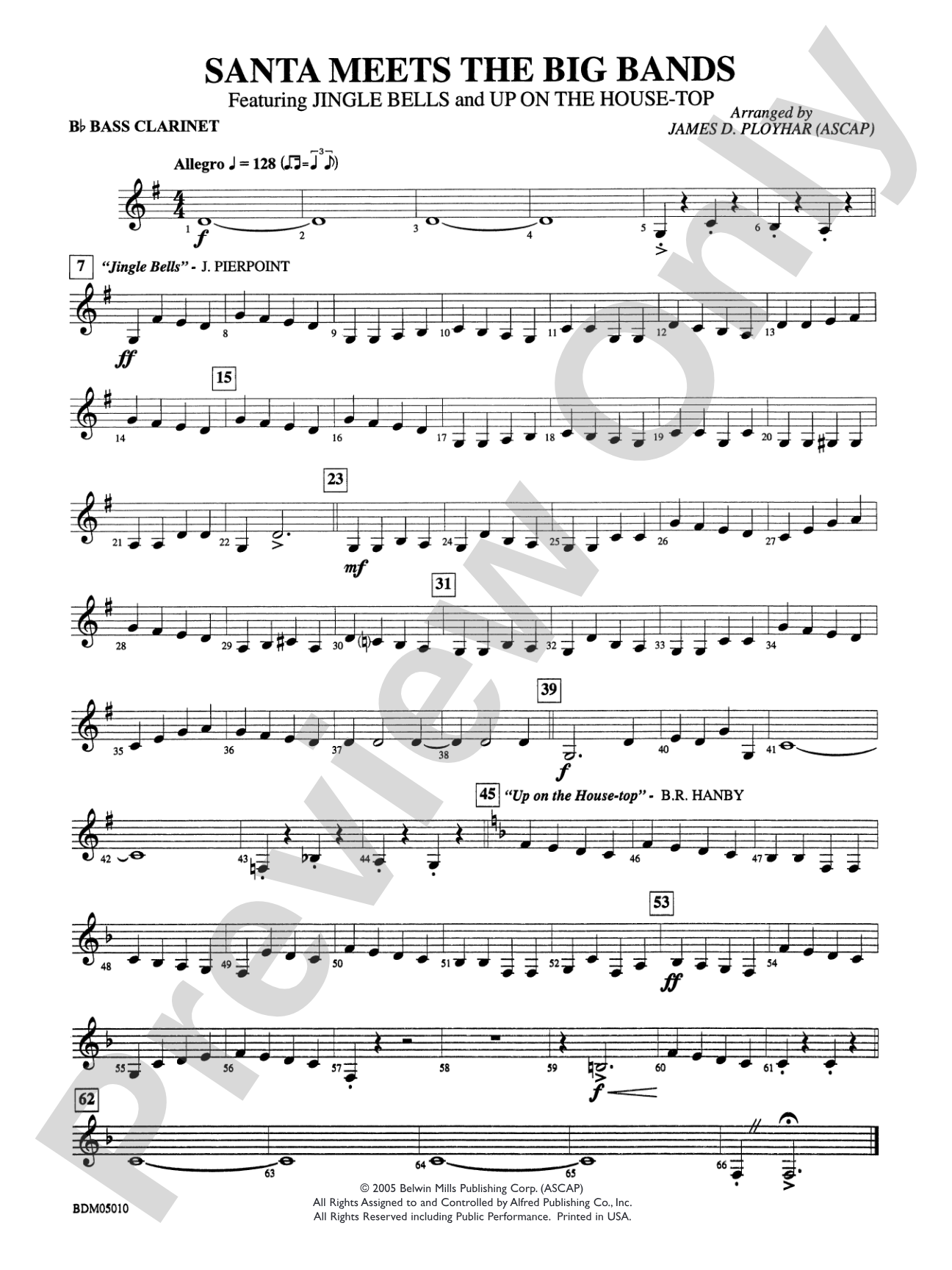 Santa Meets the Big Bands: B-flat Bass Clarinet