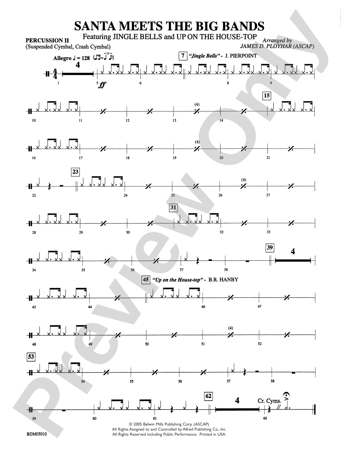 Santa Meets the Big Bands: 2nd Percussion