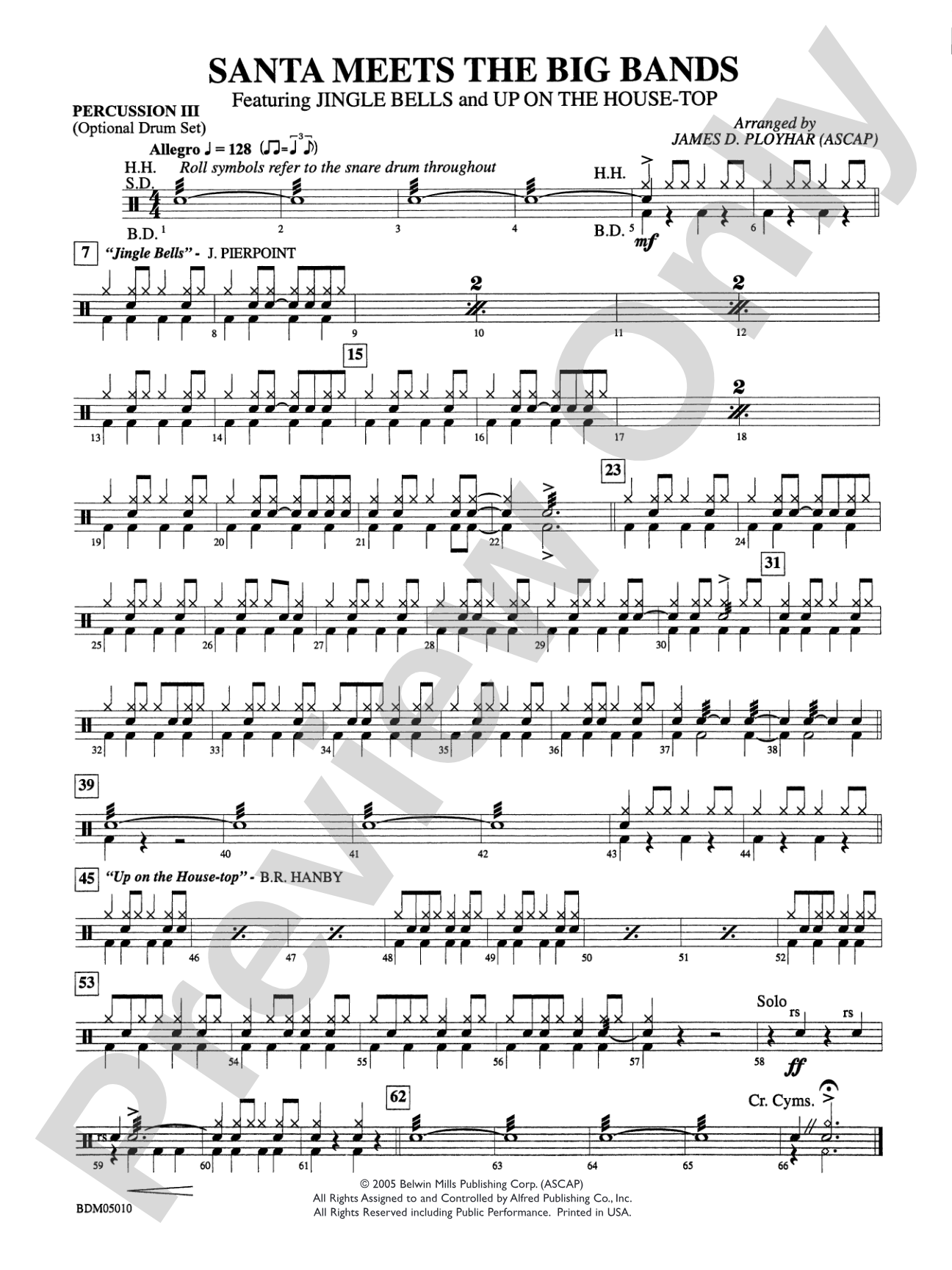 Santa Meets the Big Bands: 3rd Percussion