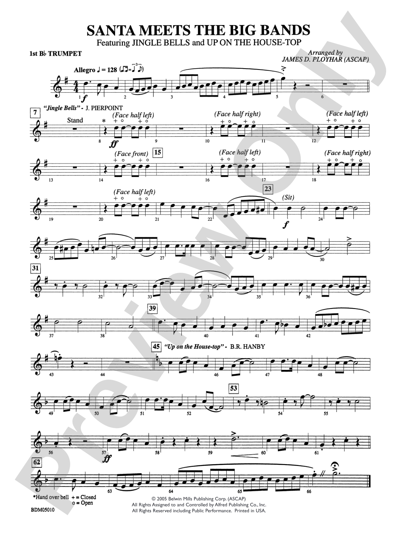 Santa Meets the Big Bands: 1st B-flat Trumpet