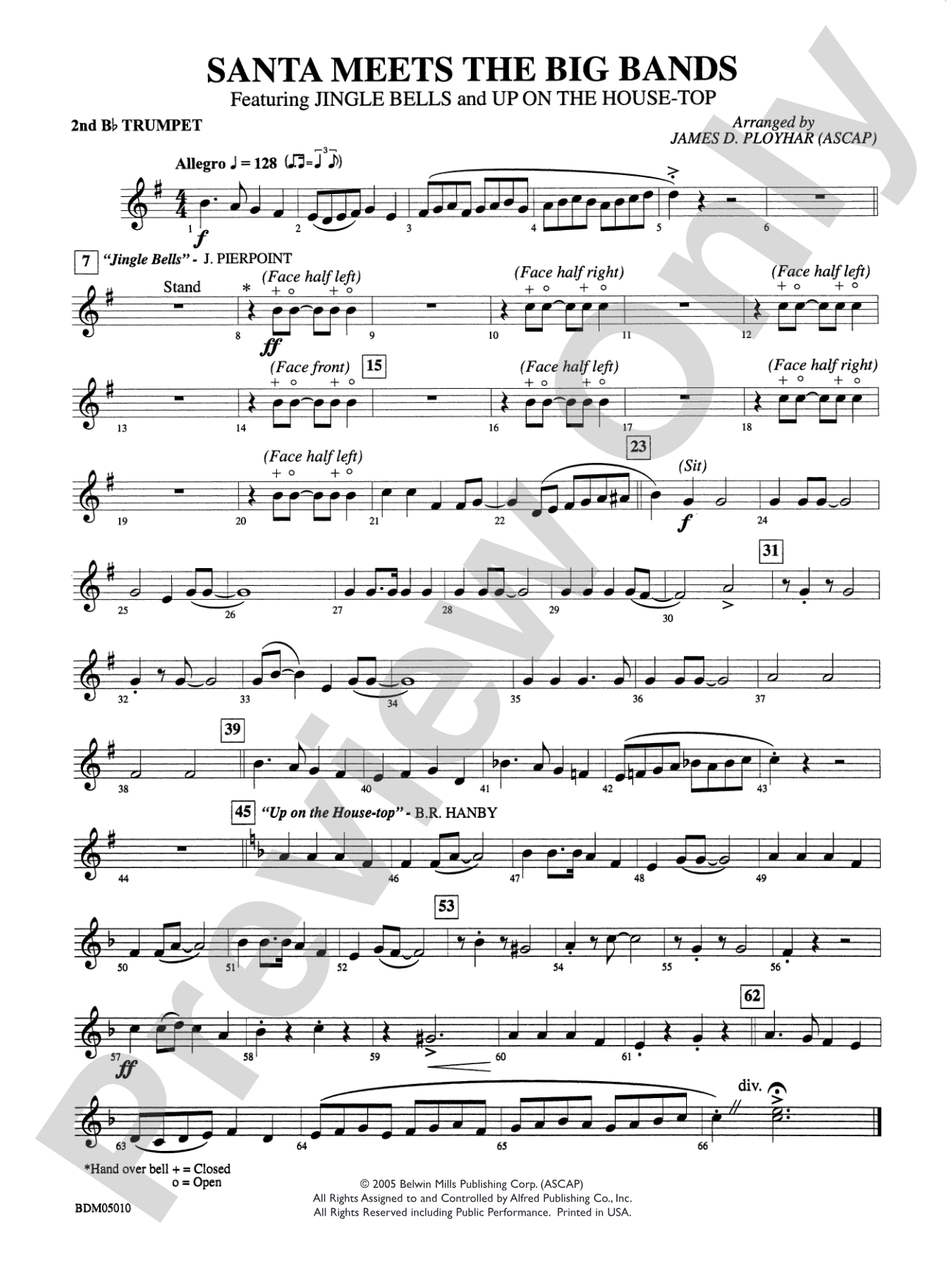 Santa Meets the Big Bands: 2nd B-flat Trumpet