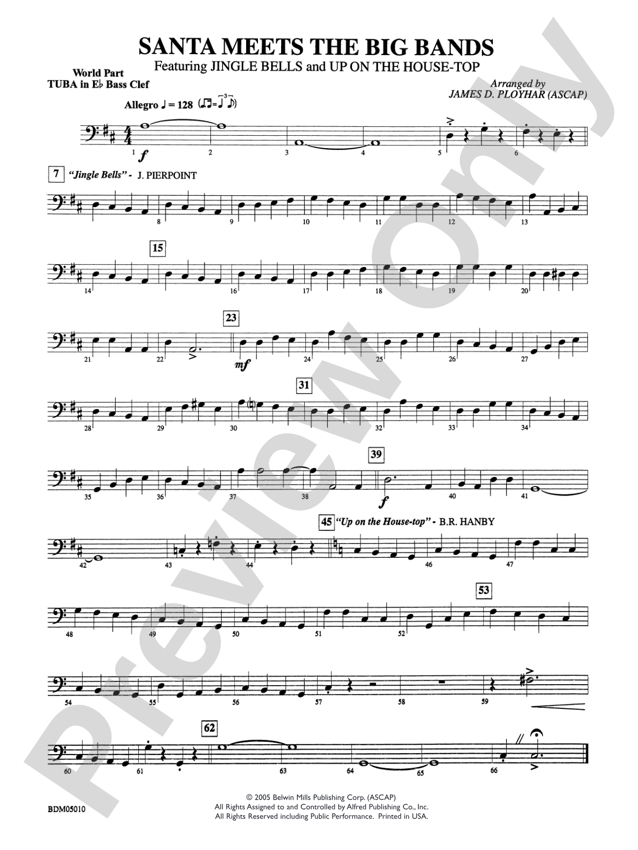 Santa Meets the Big Bands: WP E-flat Tuba B.C.
