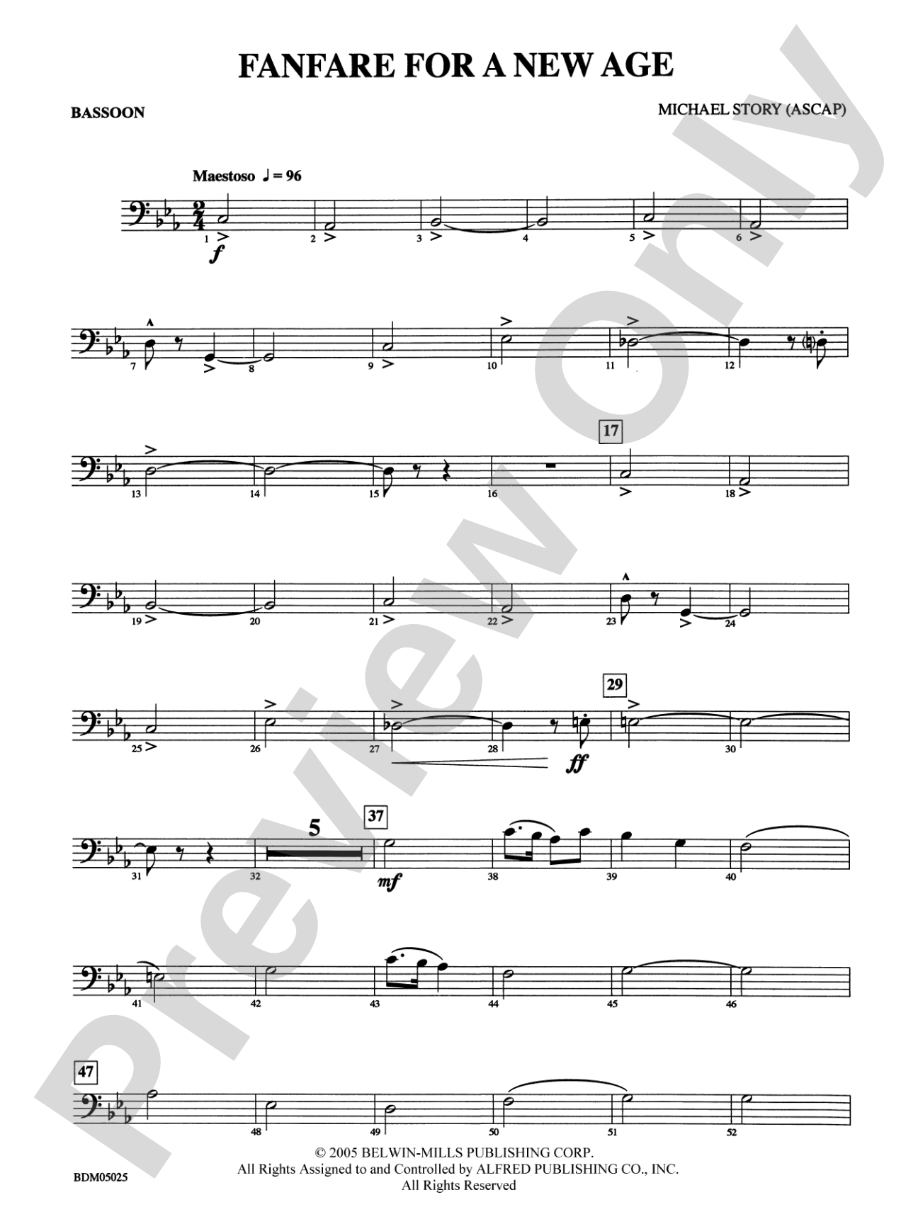 Fanfare for a New Age: Bassoon