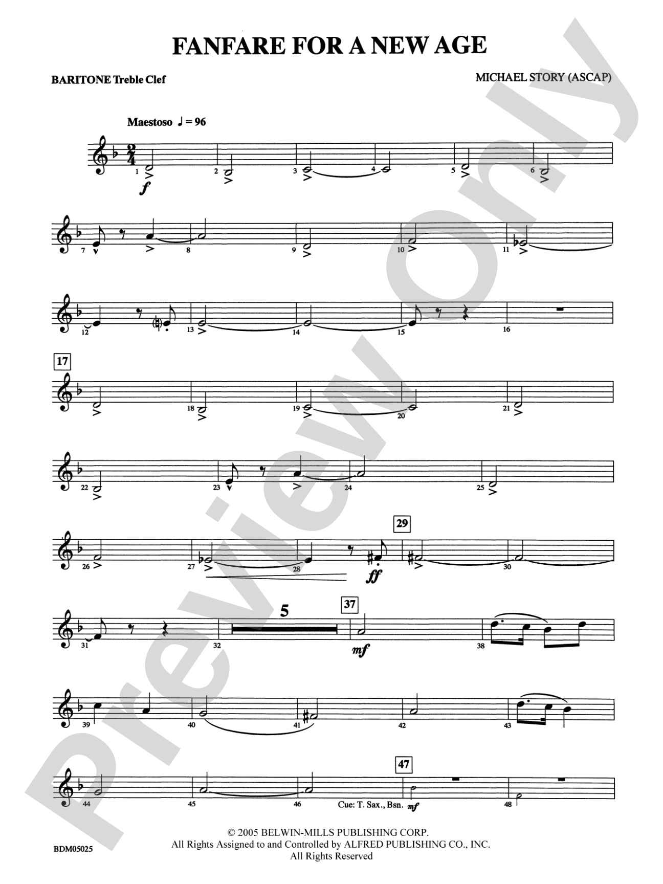 Fanfare for a New Age: Baritone T.C.