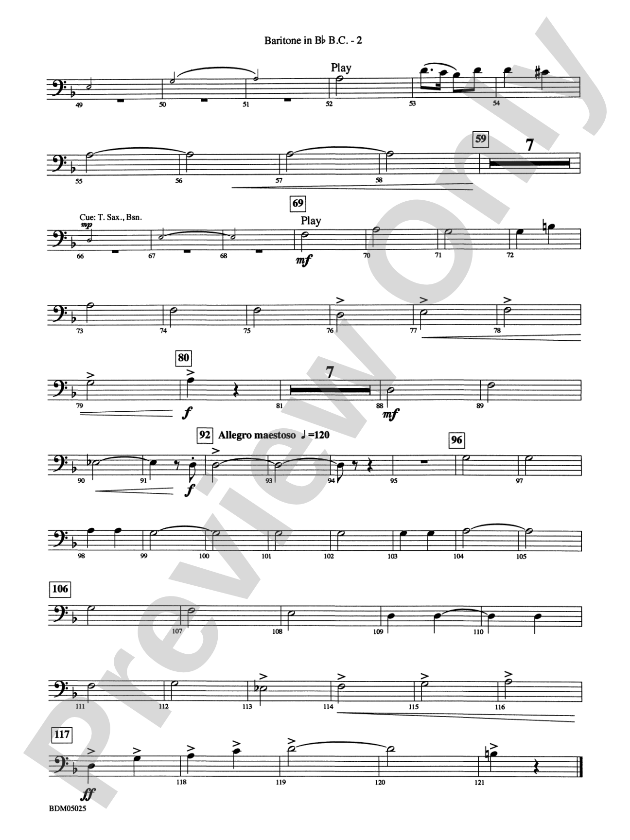 Fanfare for a New Age: (wp) B-flat Baritone B.C.
