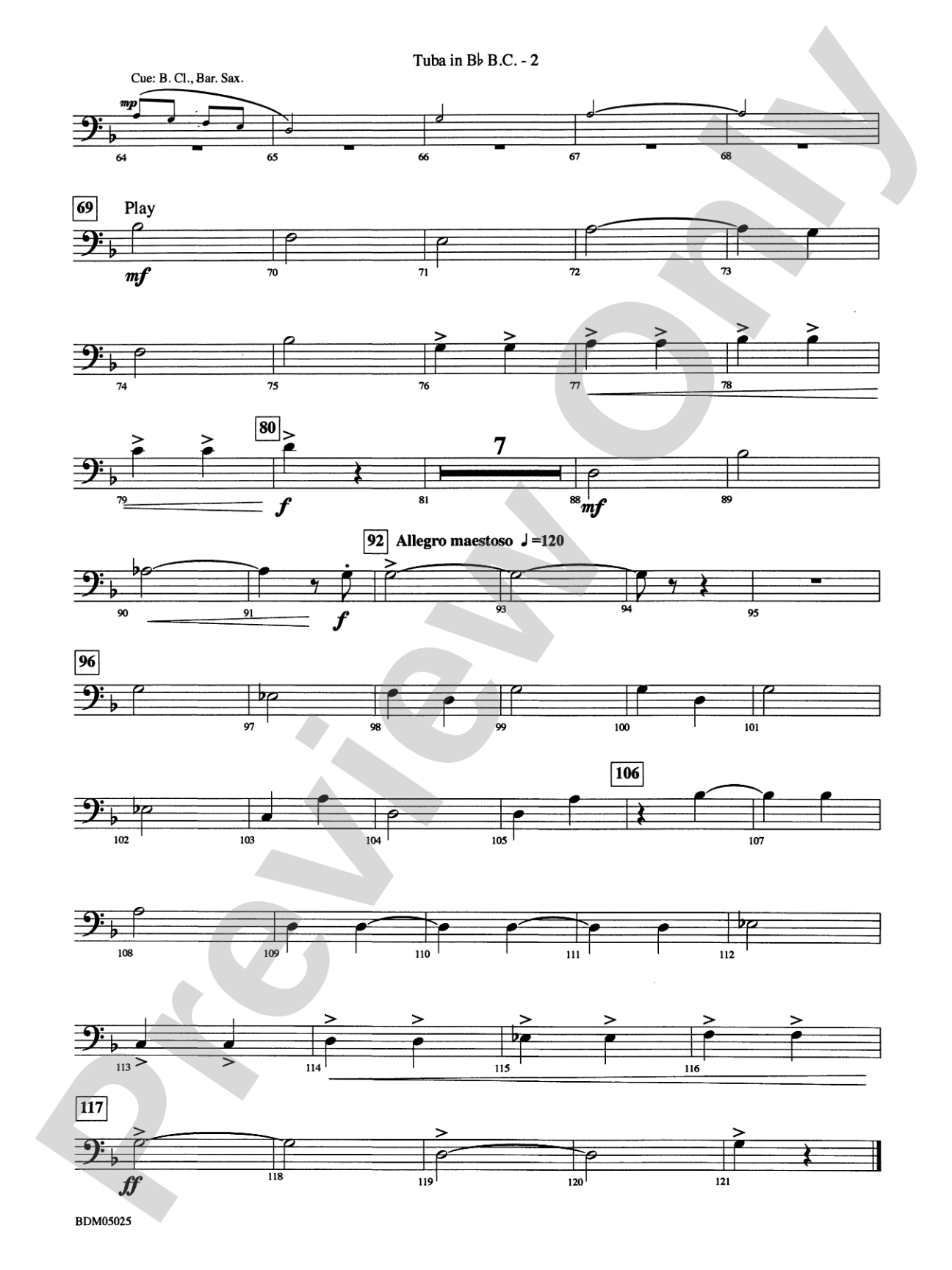 Fanfare for a New Age: (wp) B-flat Tuba B.C.