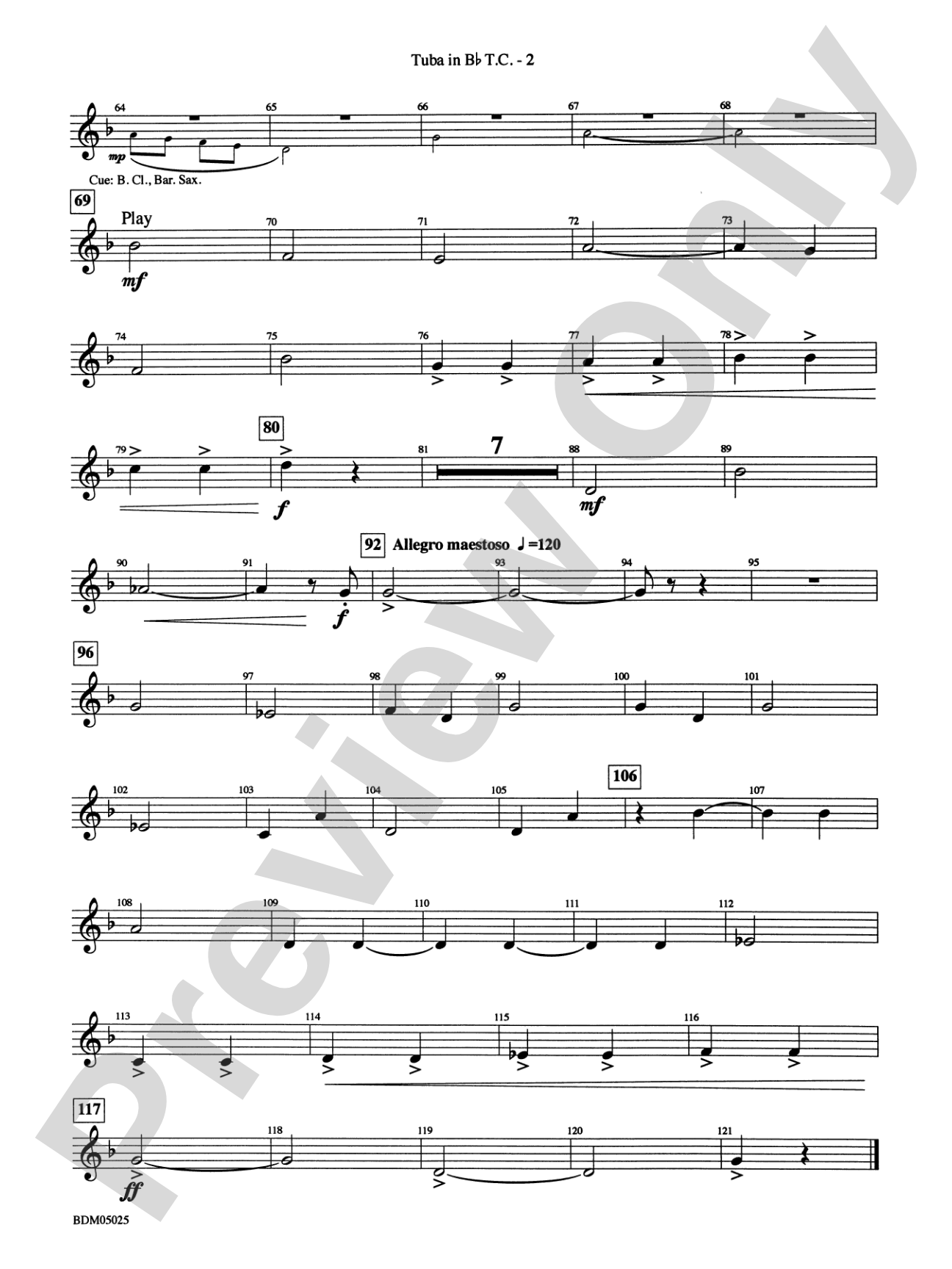 Fanfare for a New Age: (wp) B-flat Tuba T.C.