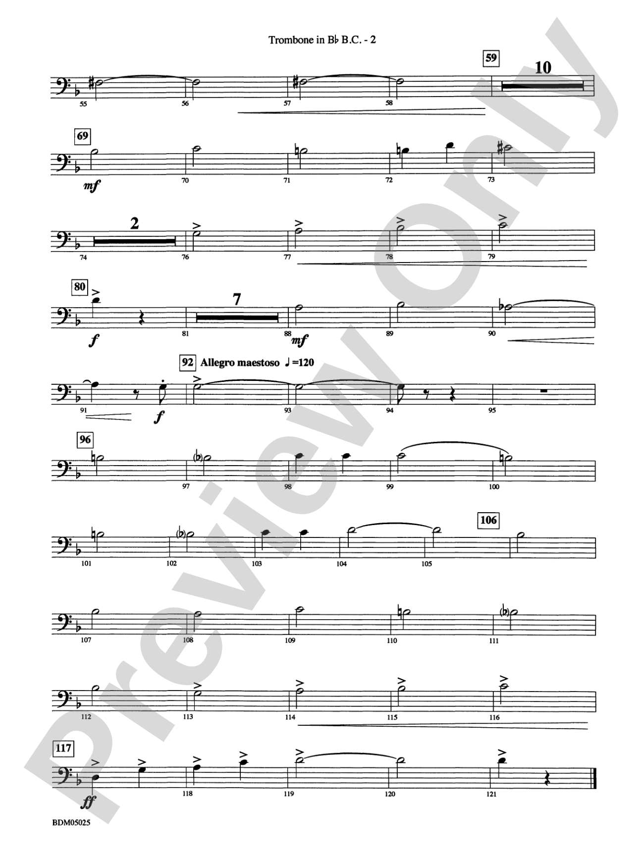 Fanfare for a New Age: (wp) 1st B-flat Trombone B.C.