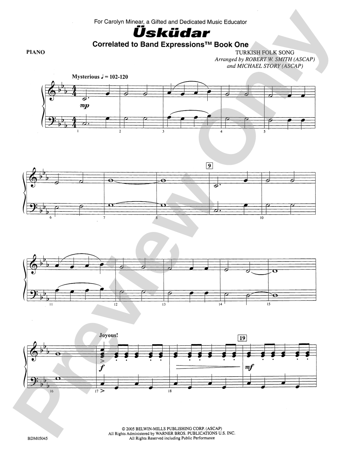 ÜskÜdar: Piano Accompaniment