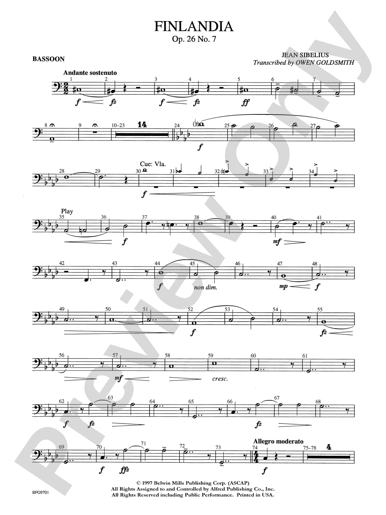 Finlandia: Bassoon