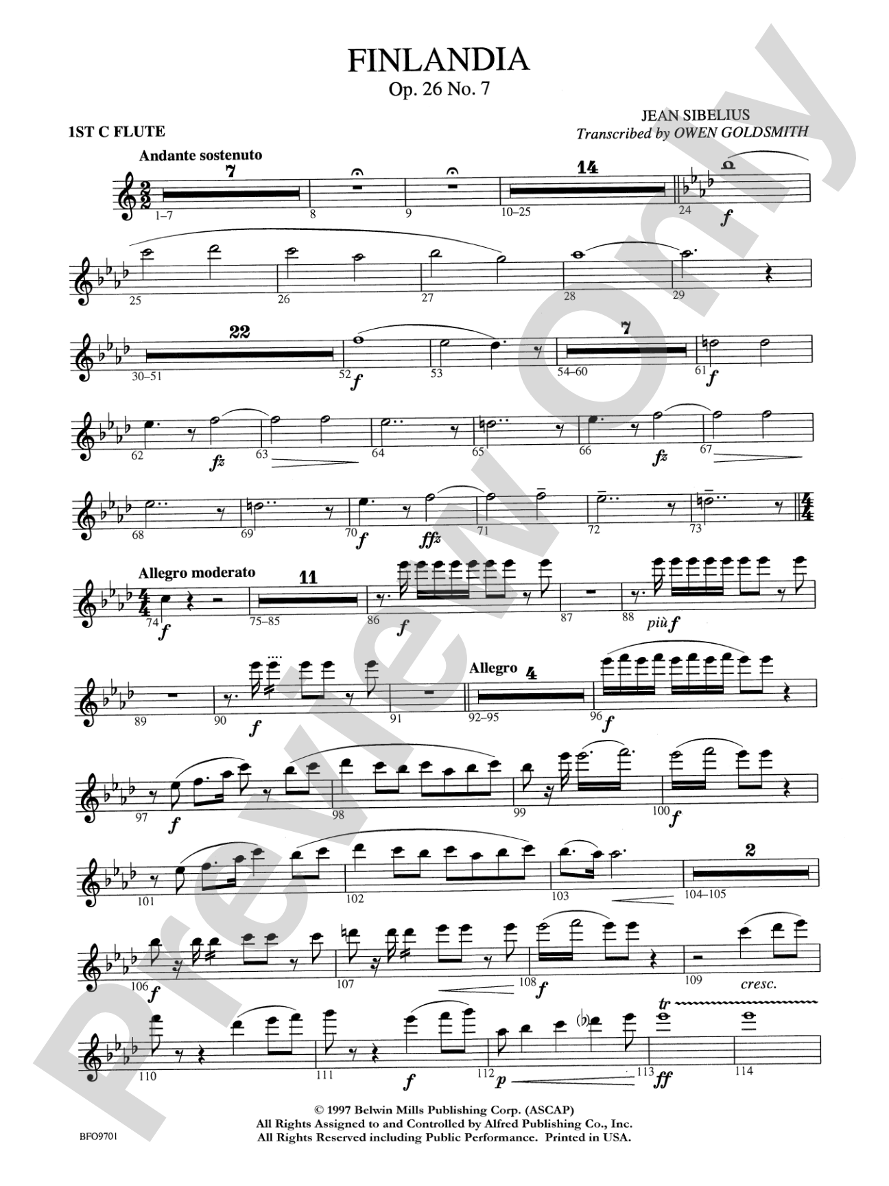 Finlandia: Flute