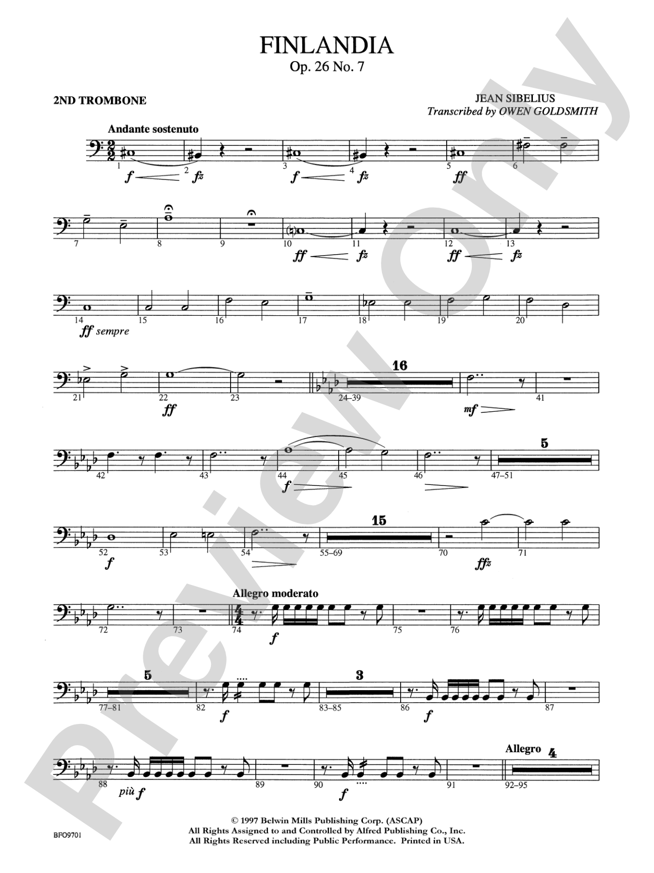 Finlandia: 2nd Trombone