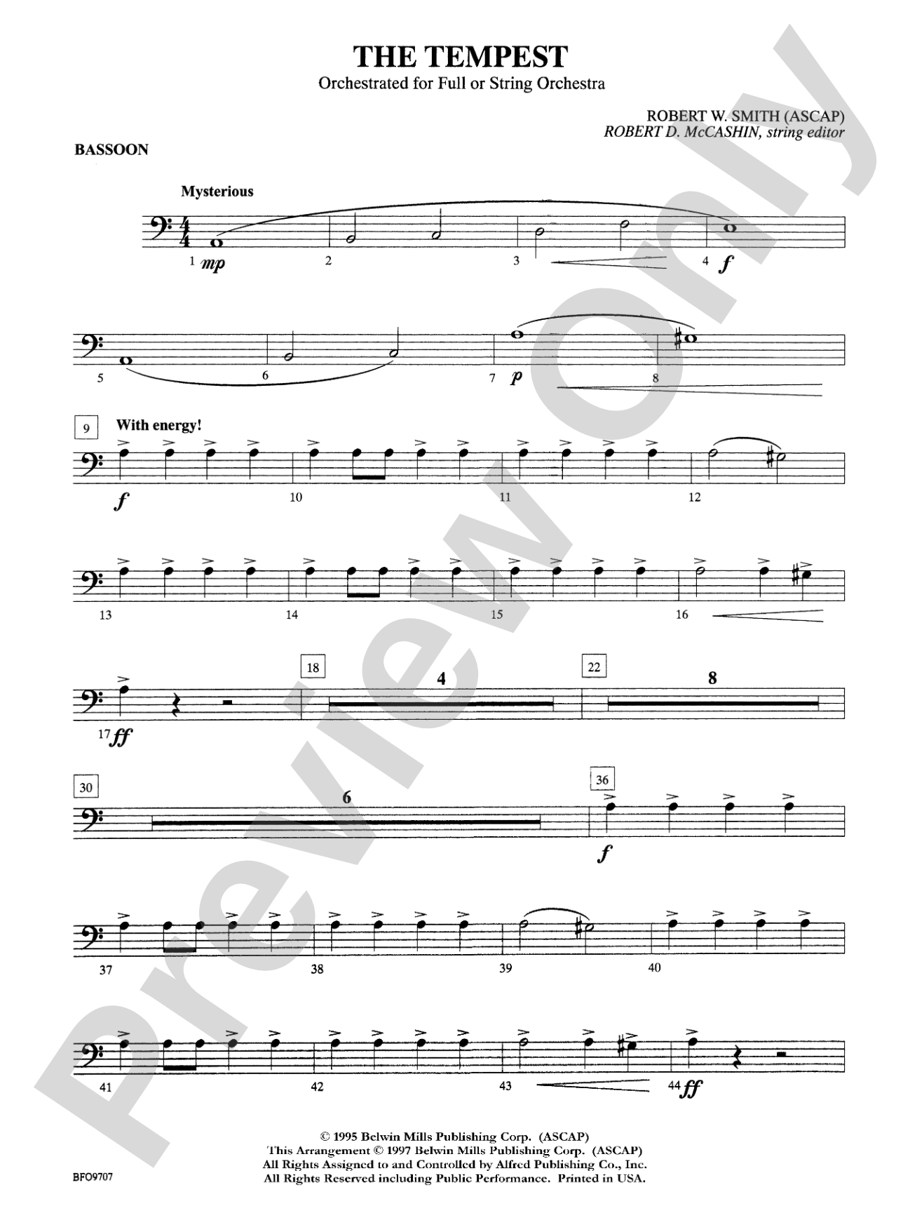 The Tempest: Bassoon