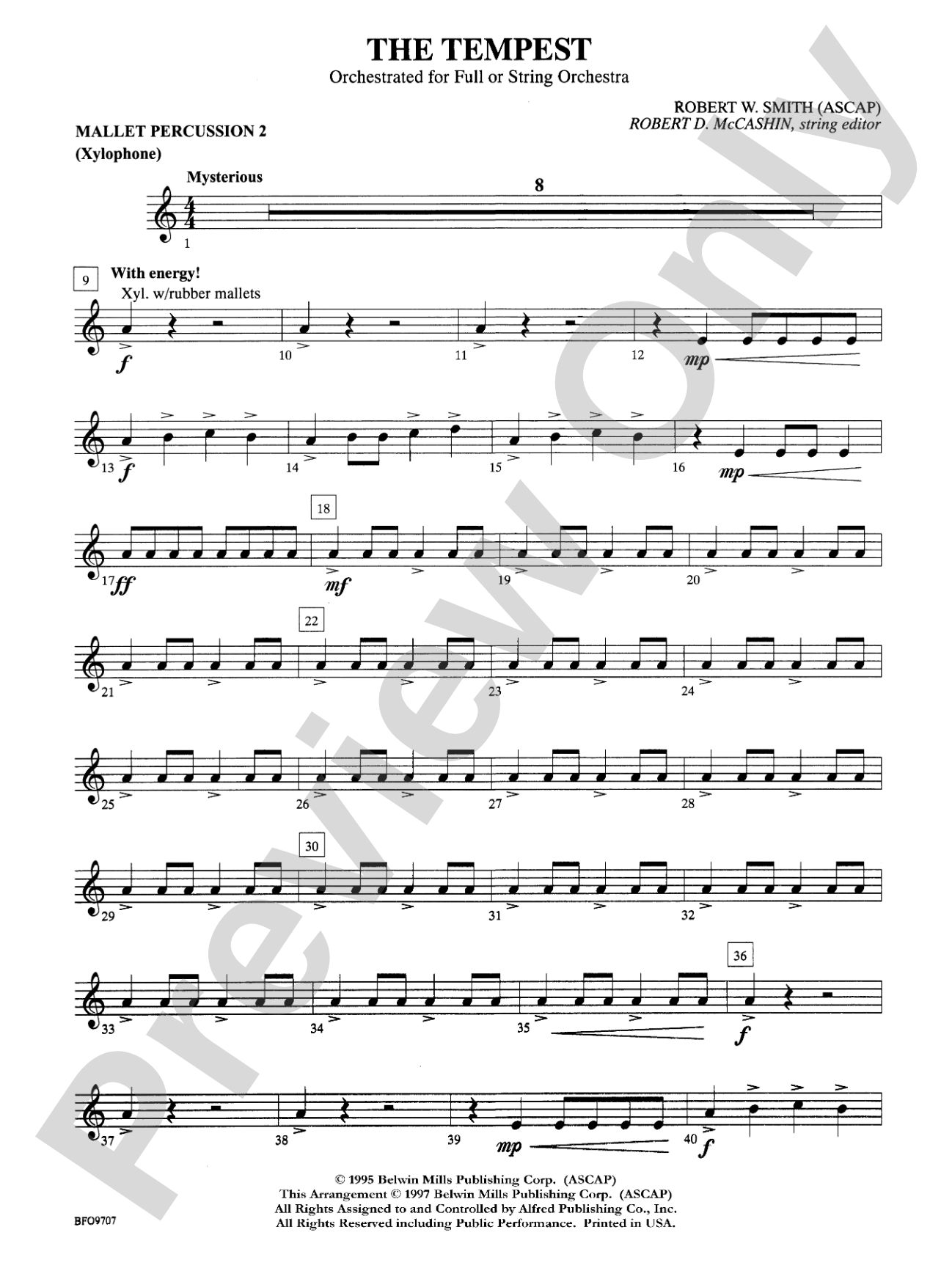 The Tempest: 2nd Mallet Percussion